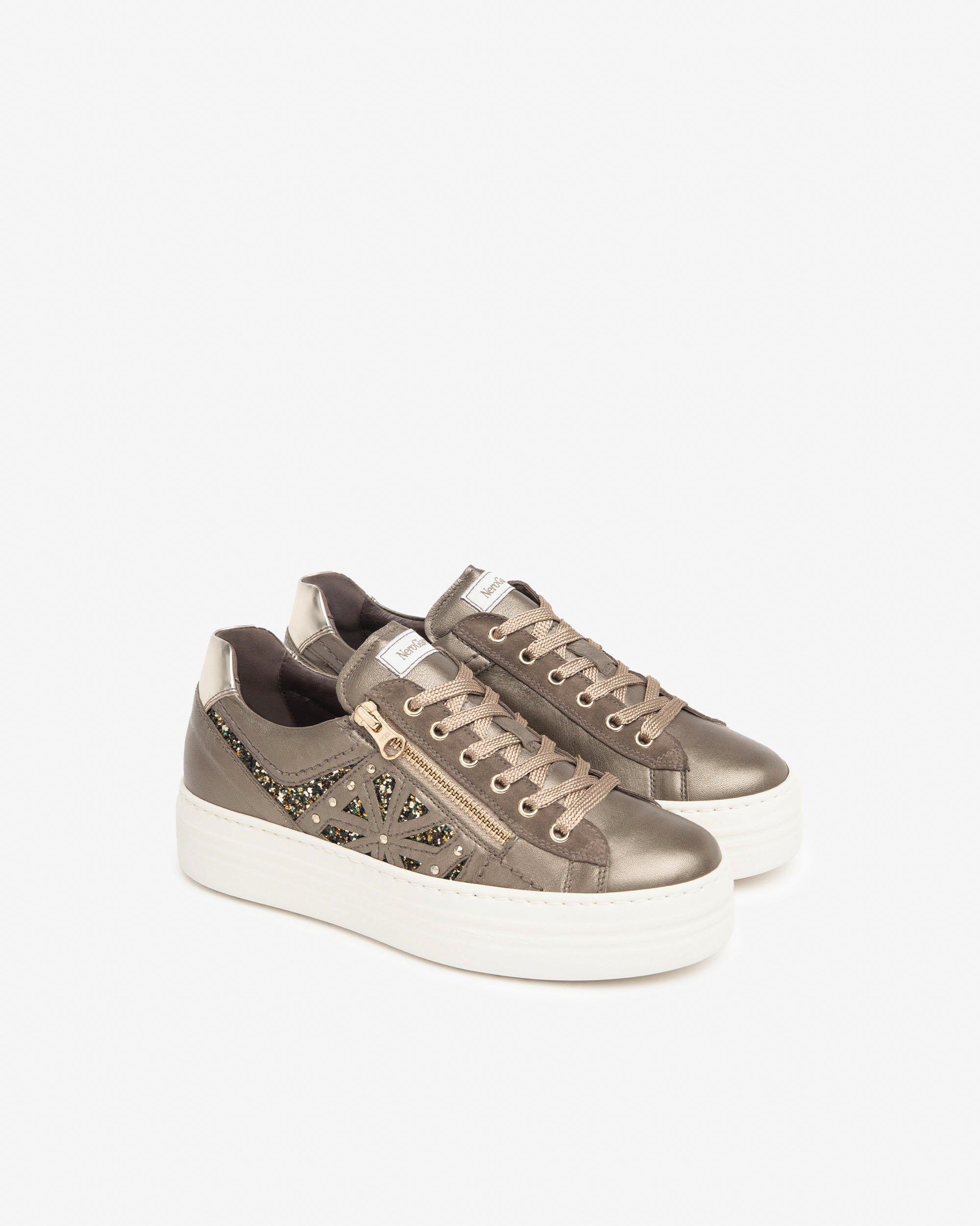 NeroGiardini Sneakers sneakers femme cuir velours technique
