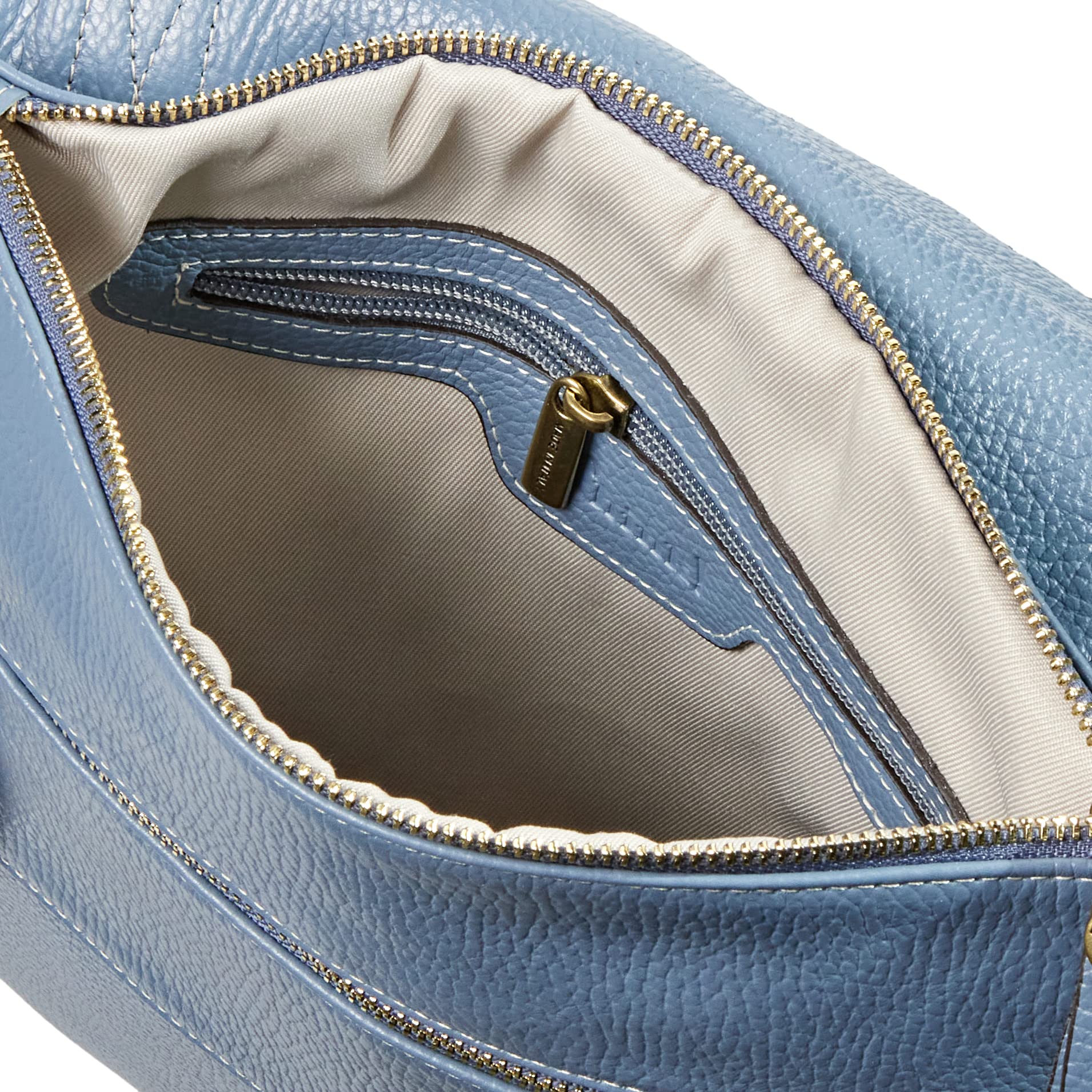 Think Bags sac bandoulière cuir Denim 8050