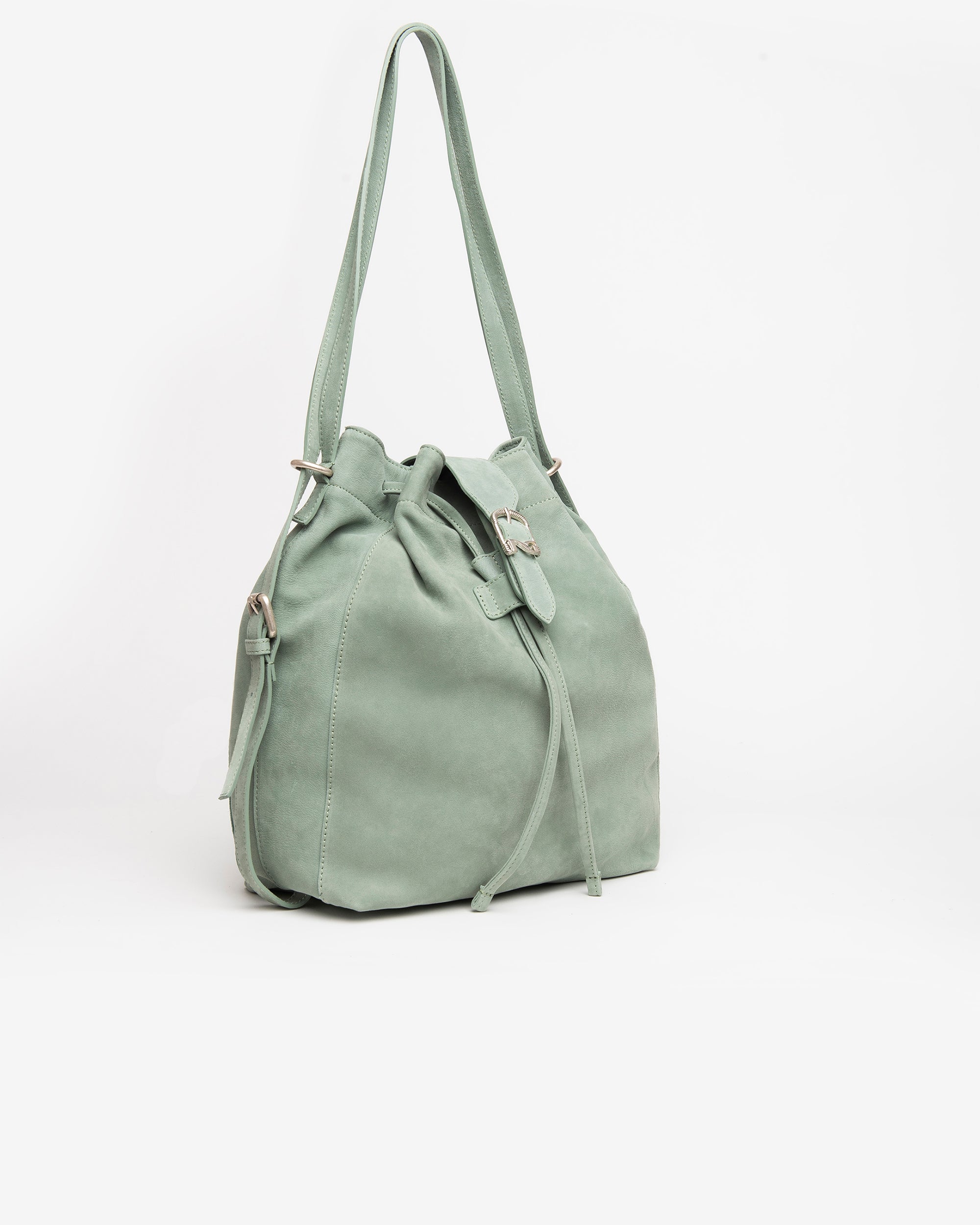 NeroGiardini Tote Bag Femme Cuir Velours Italie