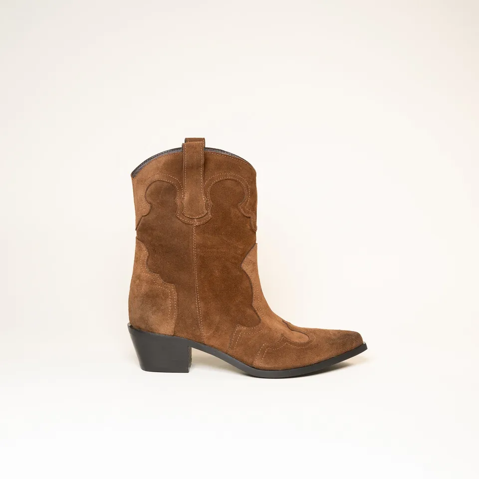 SMR Bottines E1467E1 Crosta Tabacco cuir tabac