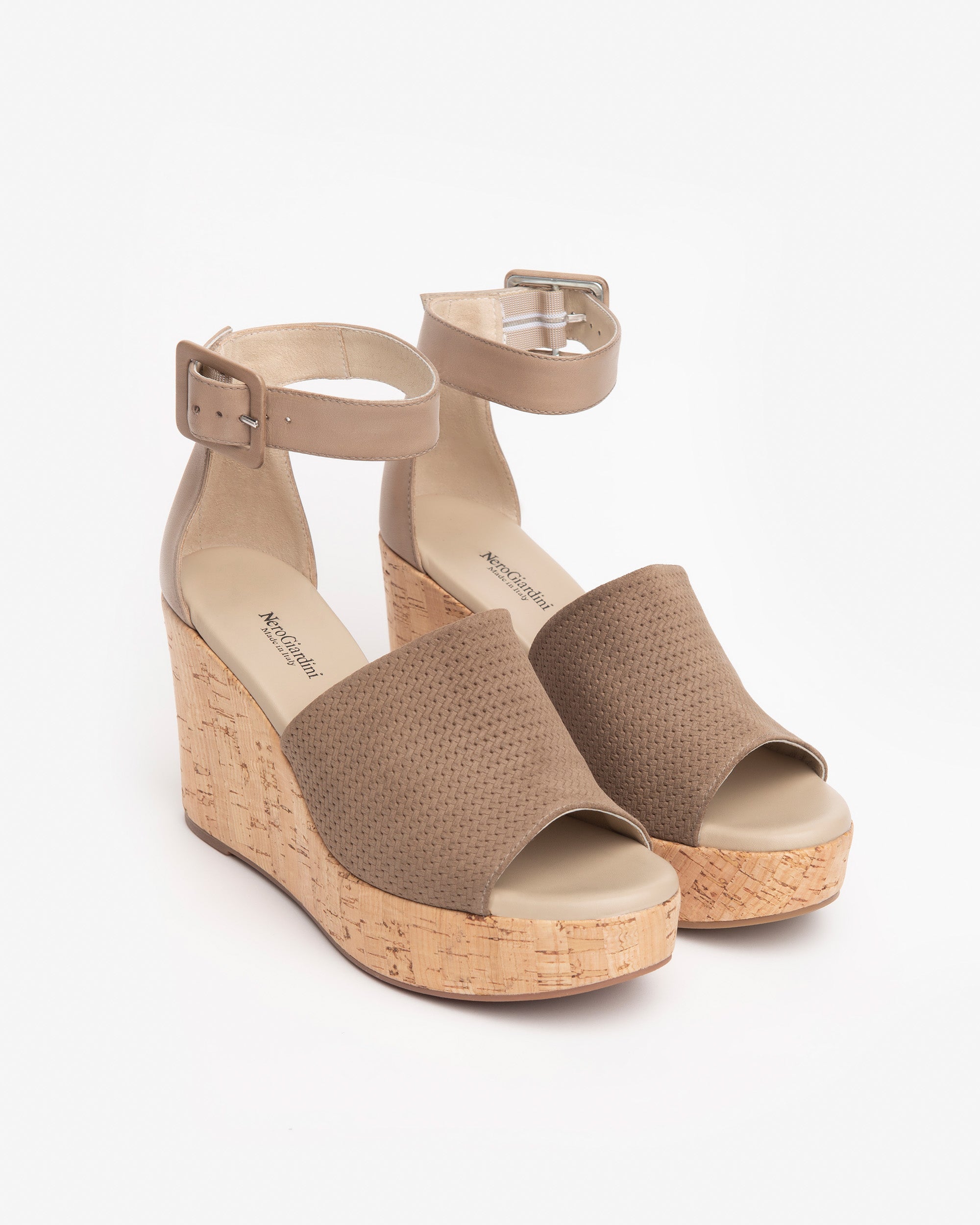 NeroGiardini Sandales Sandales Cuir Velours Femme 38