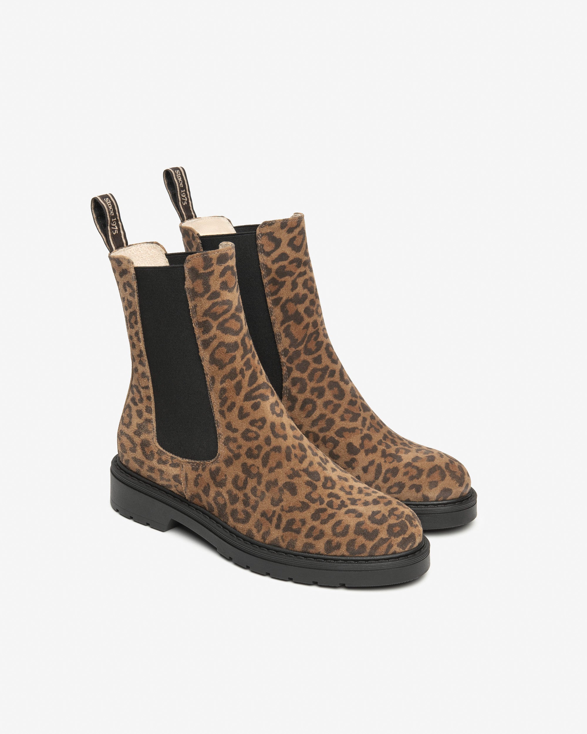 NeroGiardini Bottines Chelsea Daim Femme Léopard 38 Hiver
