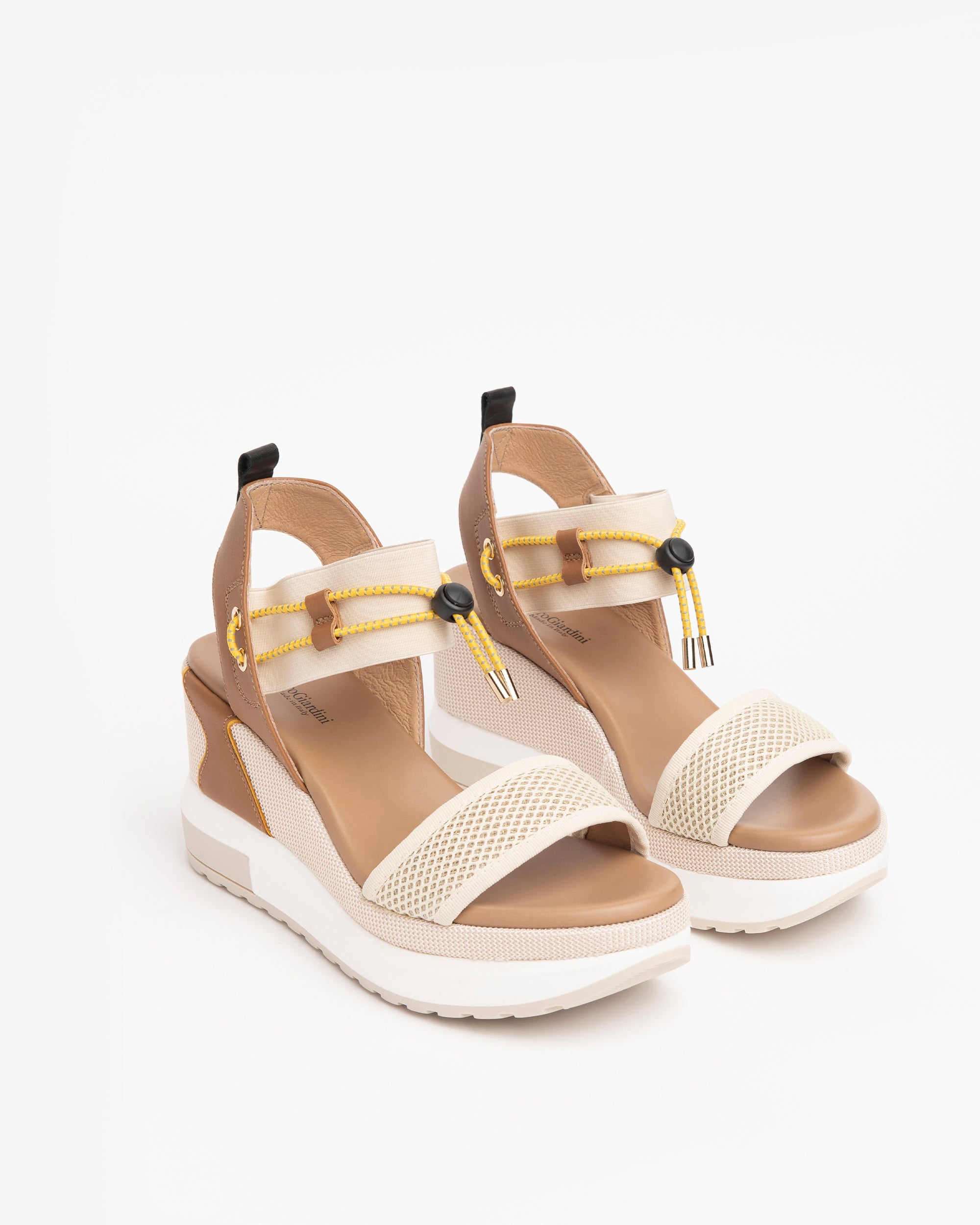 NeroGiardini Sandales femme cuir compensées 8 cm 35-41