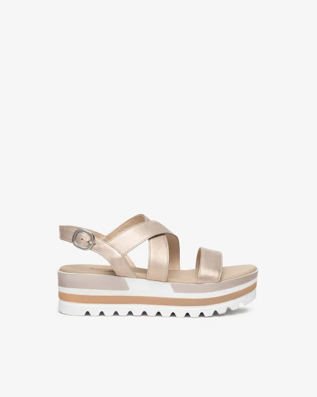 NeroGiardini Sandales Cuir Femme Made in Italy