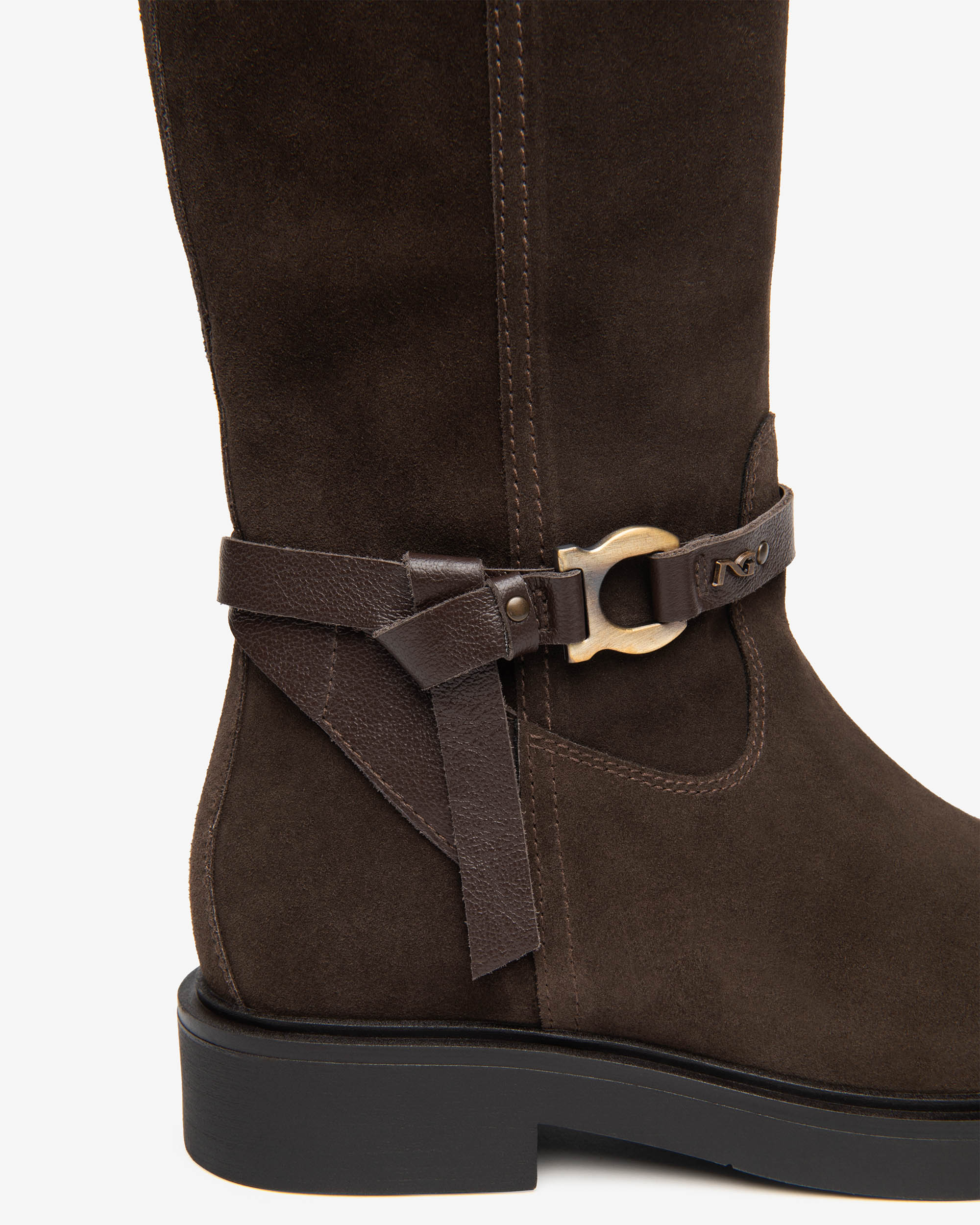 NeroGiardini Bottes Femme Bottes Daim Talon Bloc 35-41