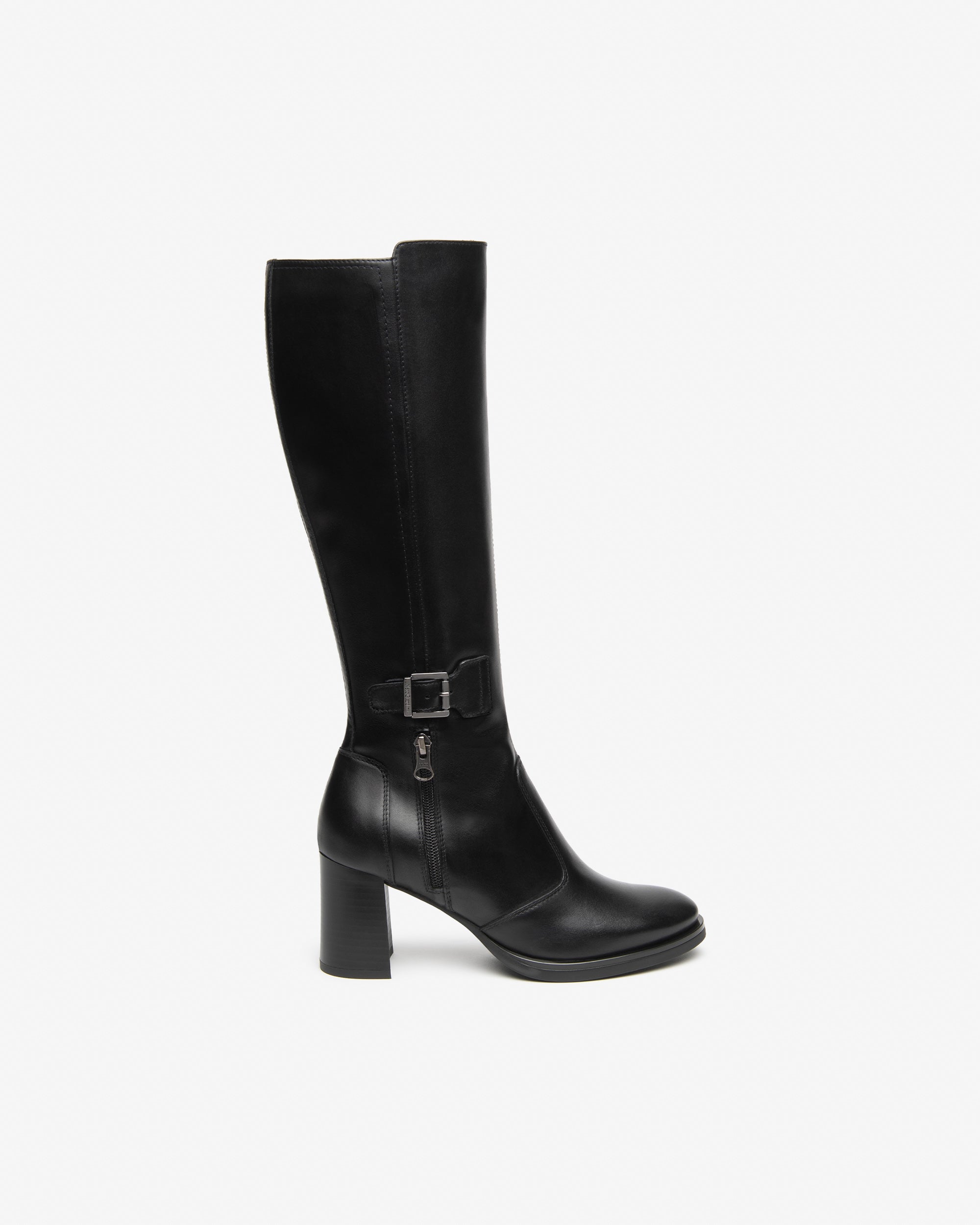 NeroGiardini Bottes Femme Cuir botte talon 75 mm