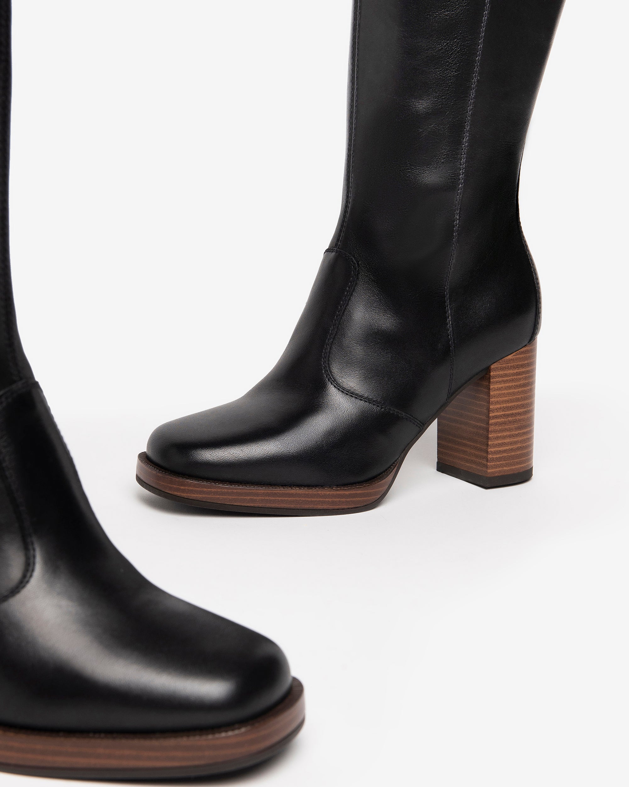 NeroGiardini Bottes Femme Cuir Made in Italy 35-41