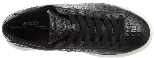 ECCO Street Platform Baskets Noir 35 EU Cuir Croco
