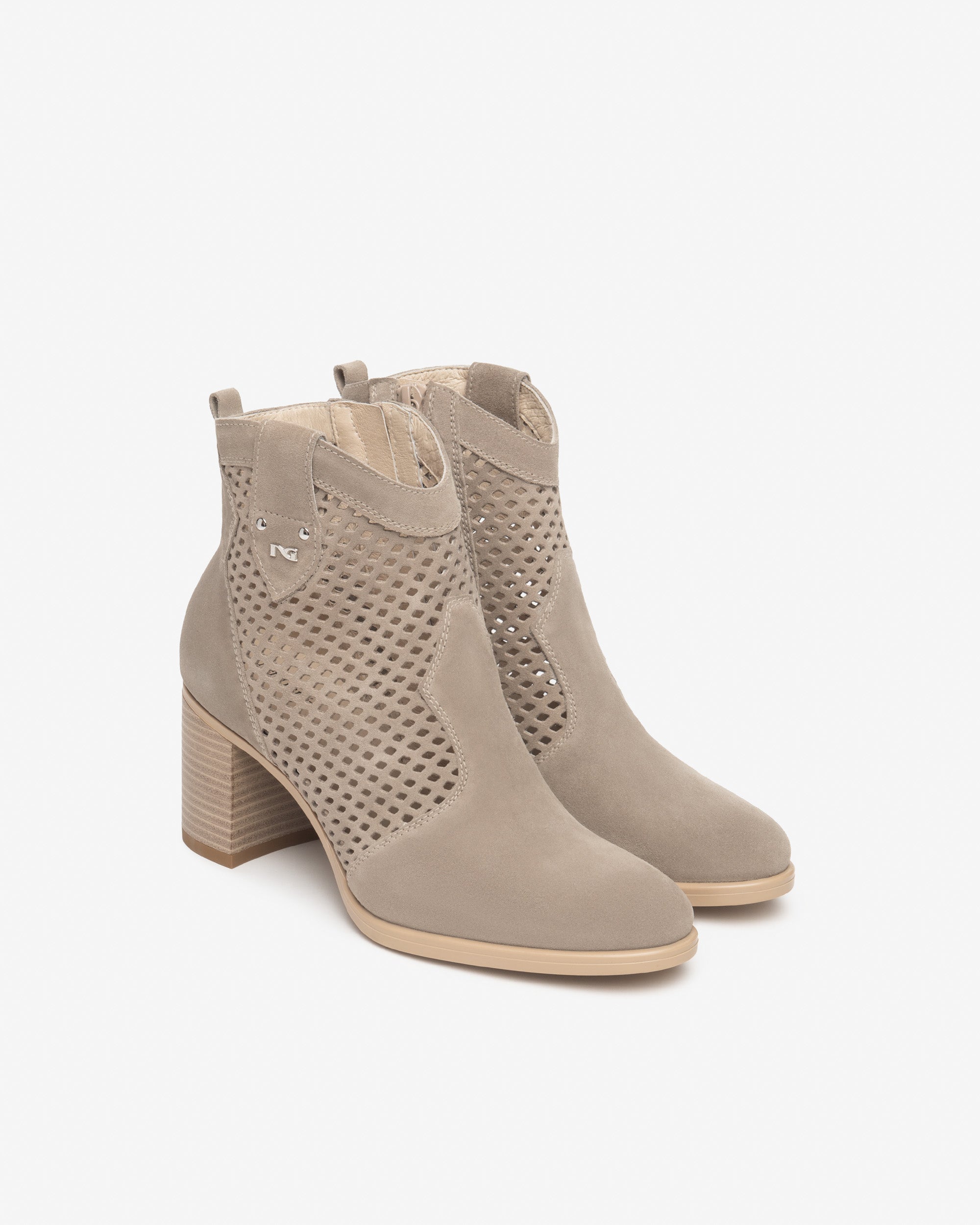 NeroGiardini Bottines Cuir Velours Femme 38