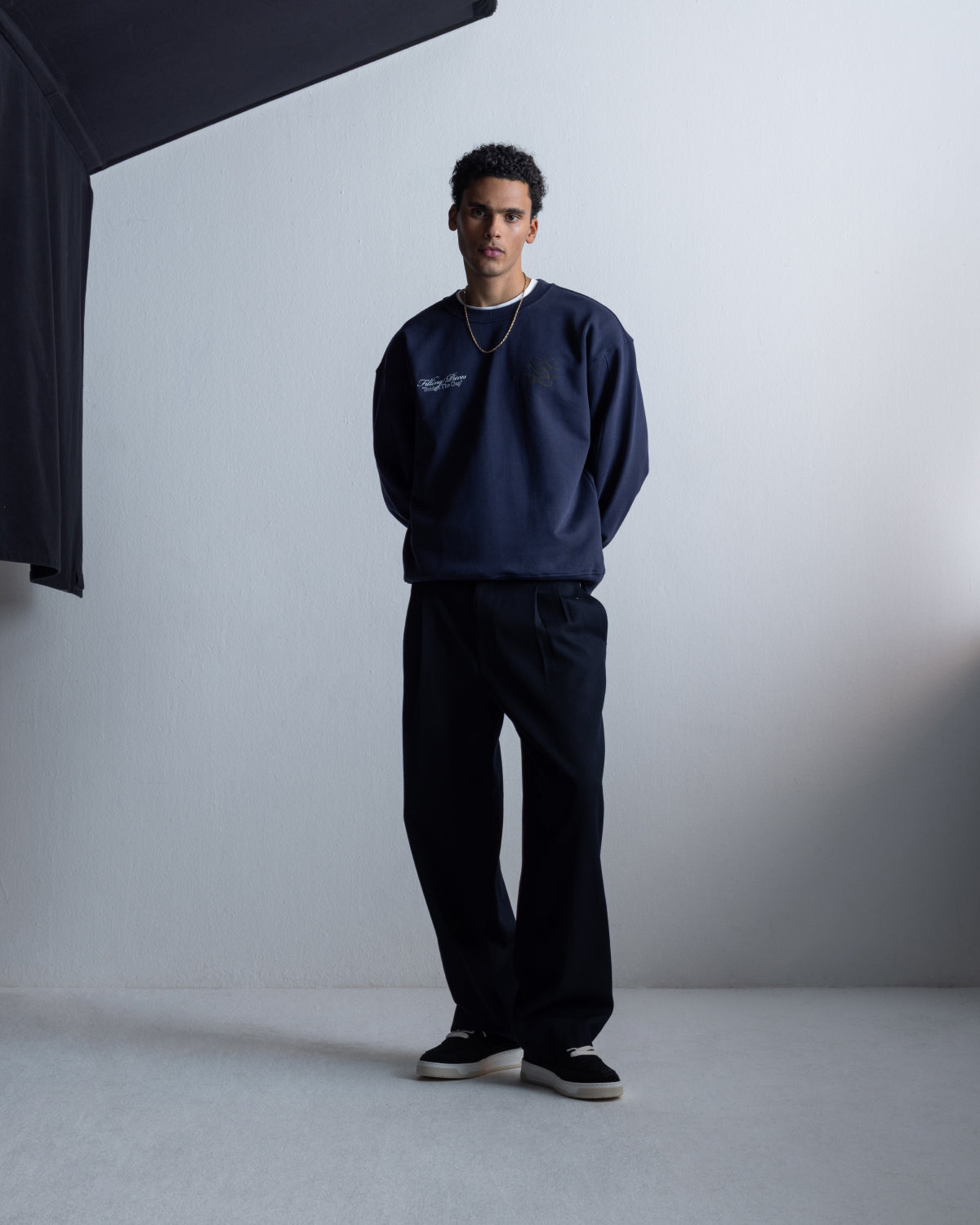 Filling Pieces Bridge the Gap sweat Maritime Blue coton