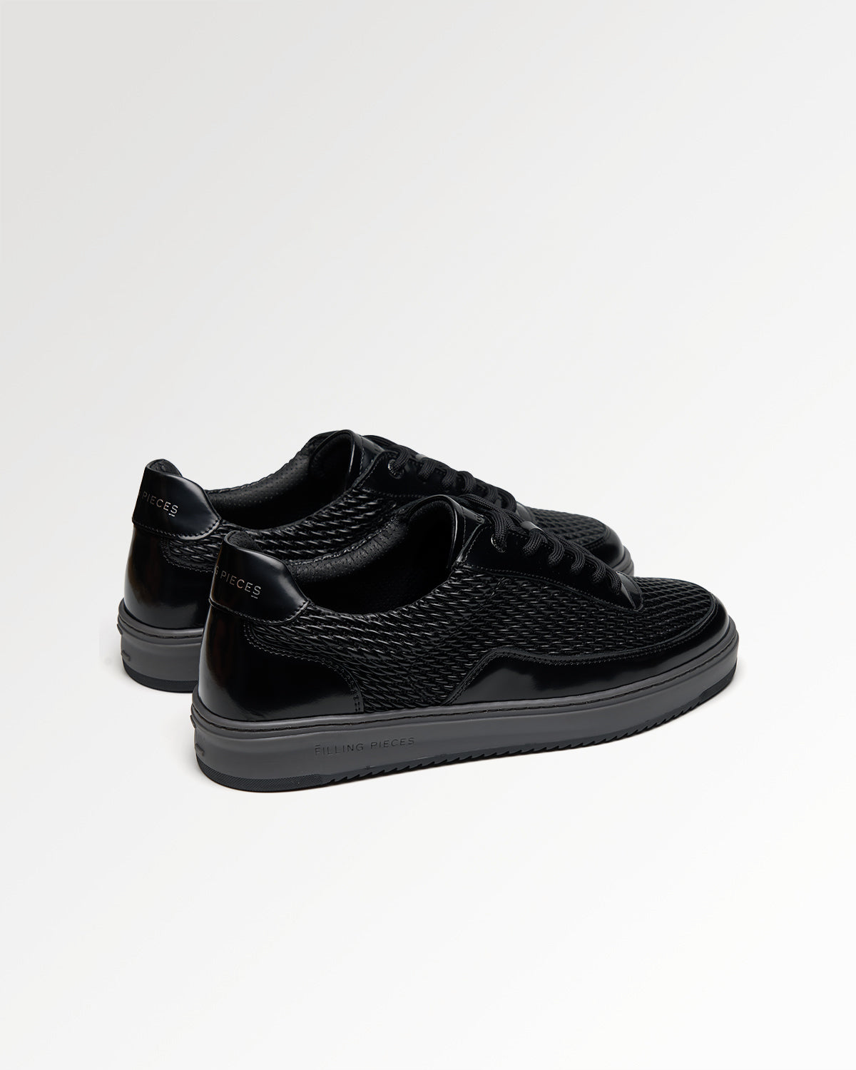 Filling Pieces Mondo Reed Black sneaker noir cuir 42