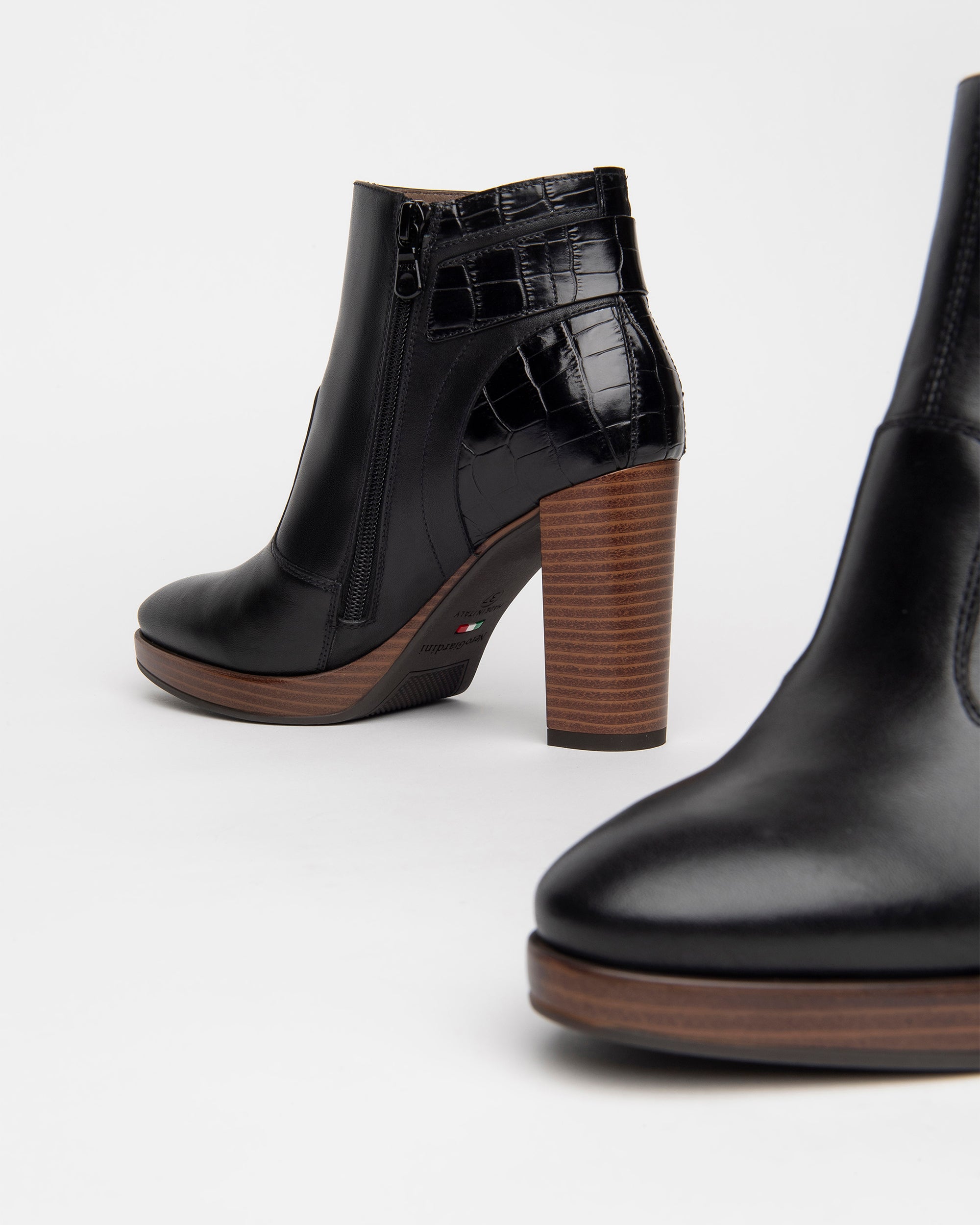 NeroGiardini Bottines femme cuir confort quotidien