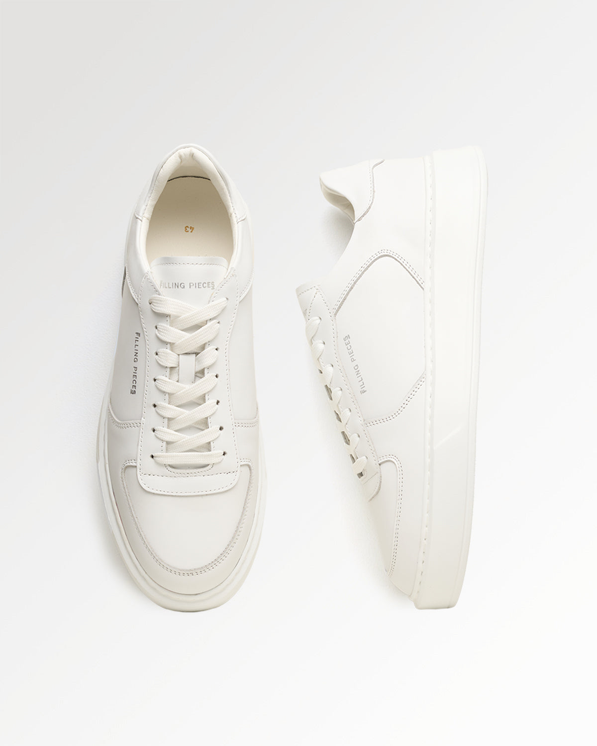 Filling Pieces Evo Court Nappa sneakers blanc cuir