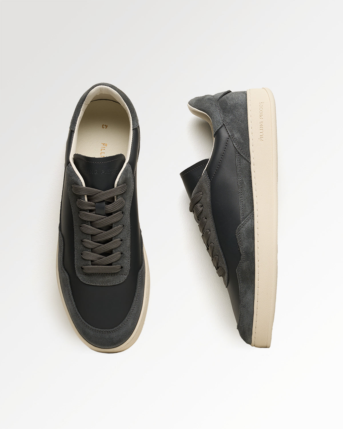 Filling Pieces Low Tide sneakers Dark Grey cuir suède