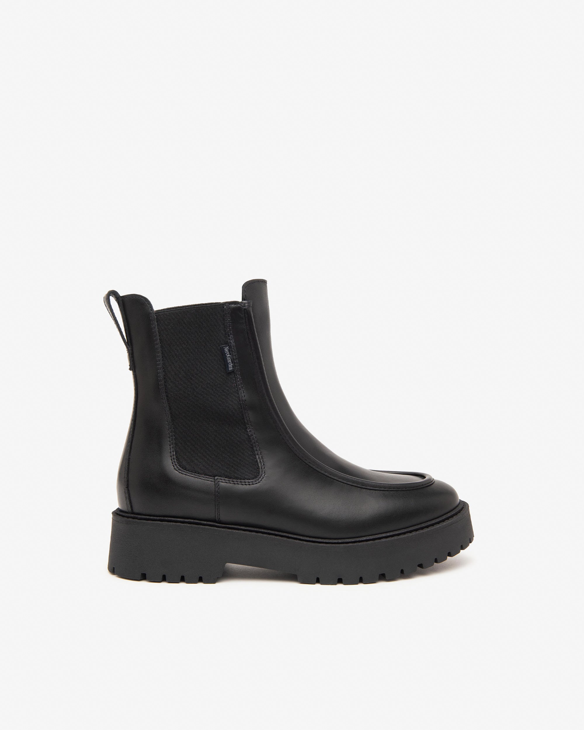 NeroGiardini Chelsea bottines cuir femme noir