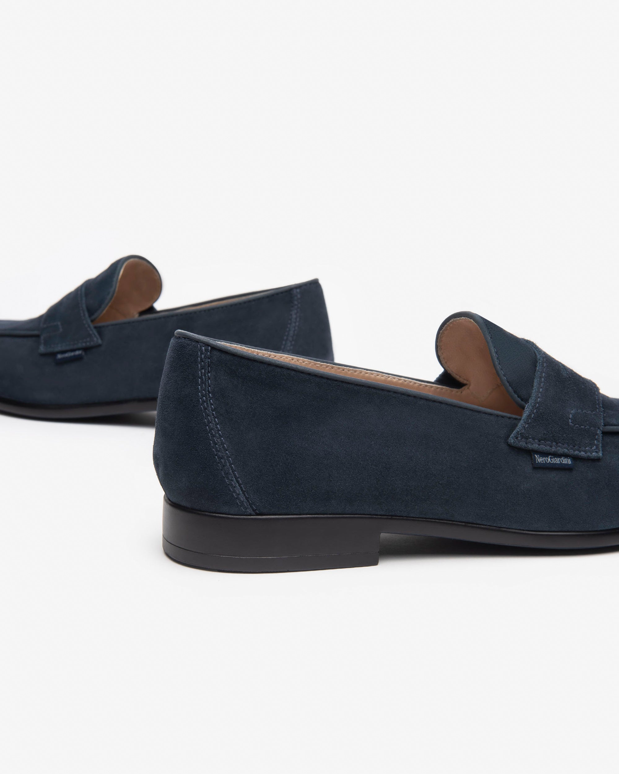 NeroGiardini Mocassins Homme Cuir Velours Bureau