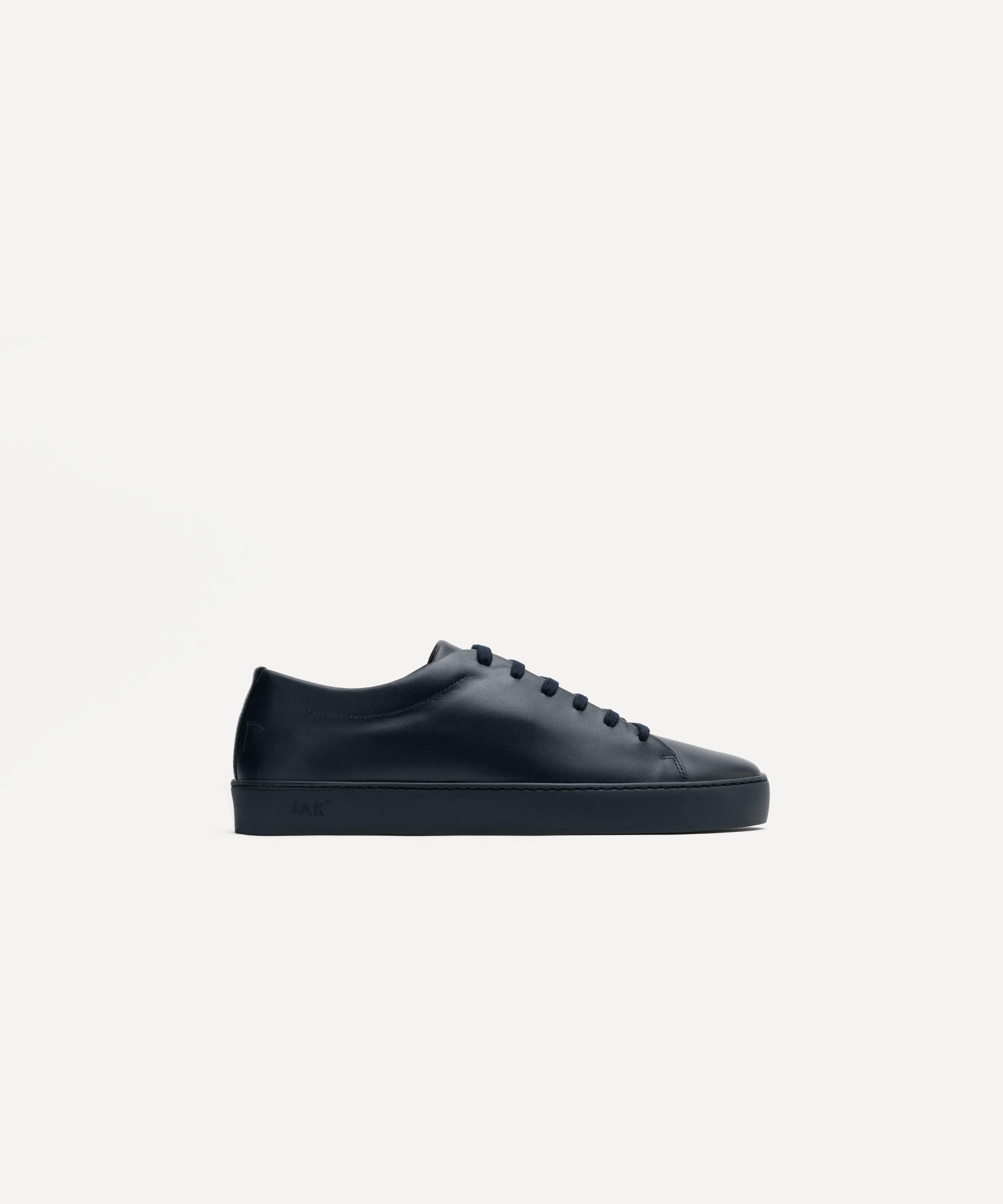 JAK Royal Dark Blue sneakers cuir bleu