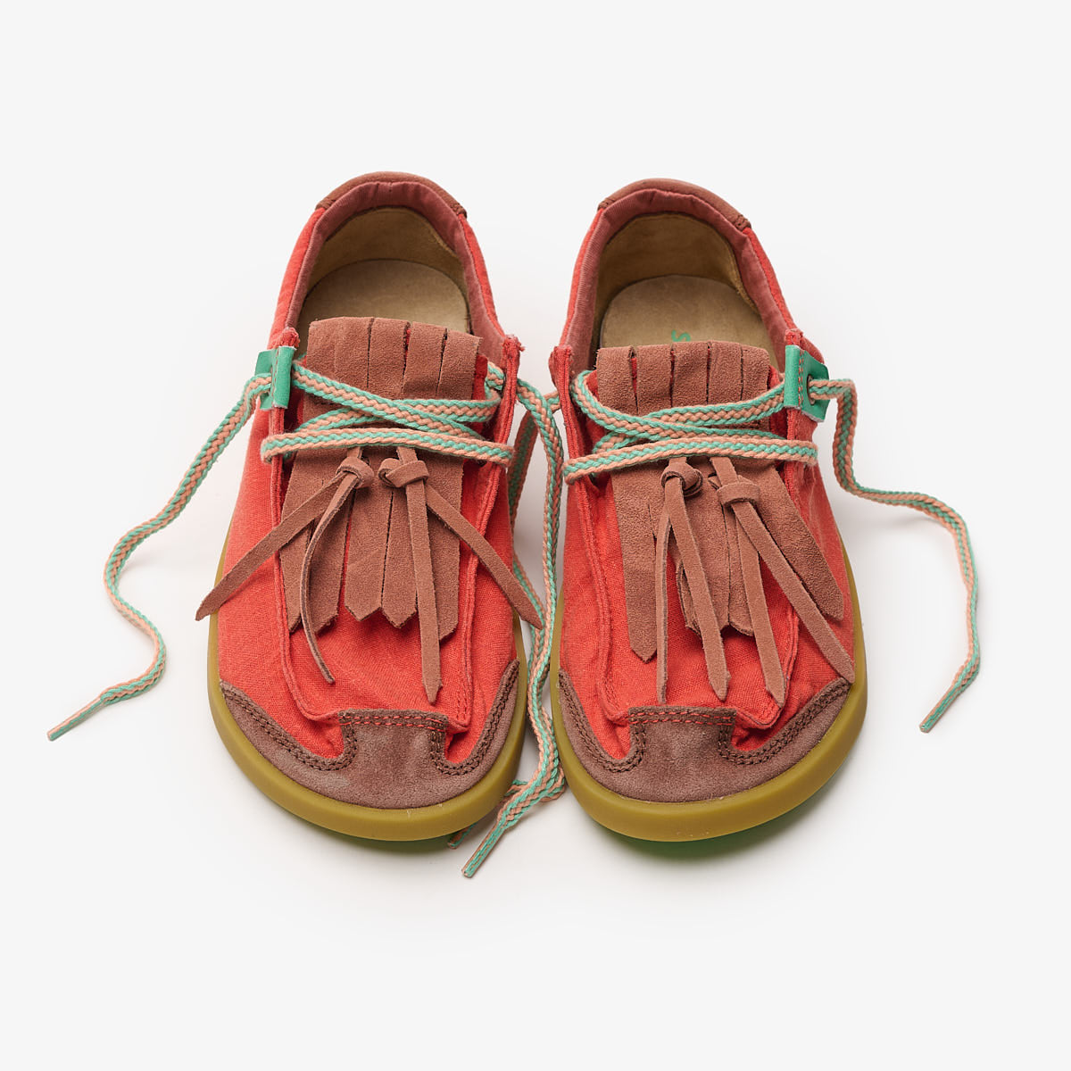 Satorisan Kwahu Montblanc mocassins cuir Rhubarb Juice