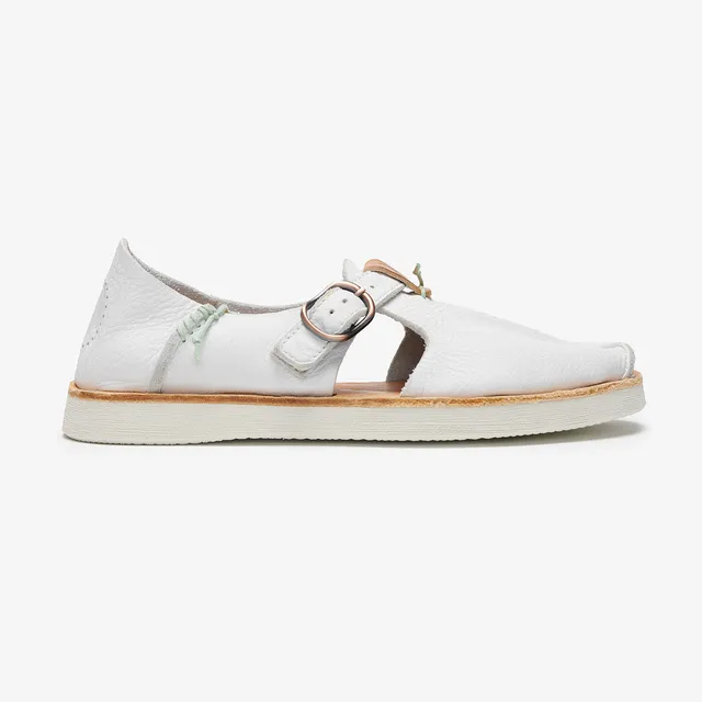 Satorisan Benirras Premium sandale cuir blanc