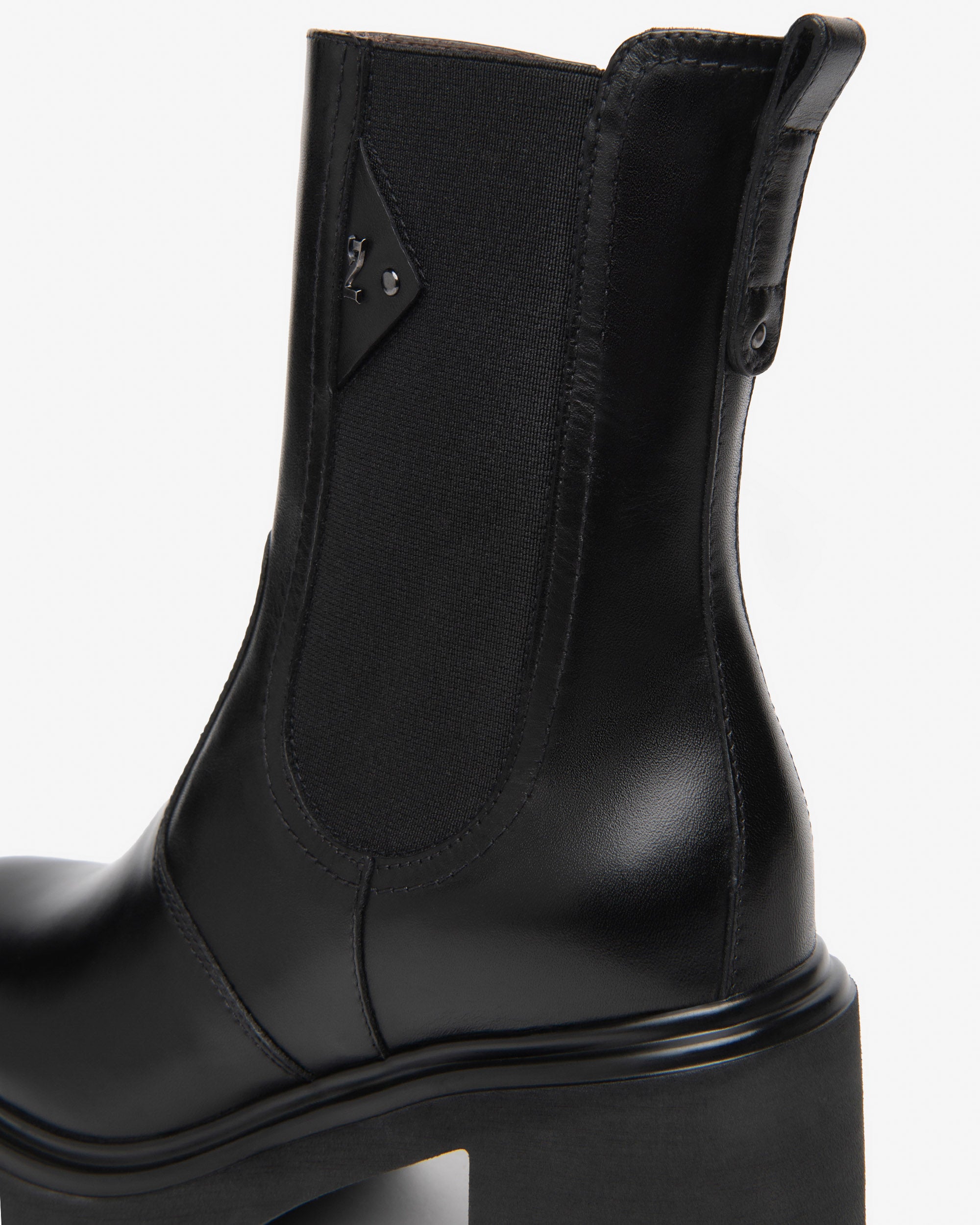 NeroGiardini Bottines Chelsea Femme Cuir Talon 85 mm