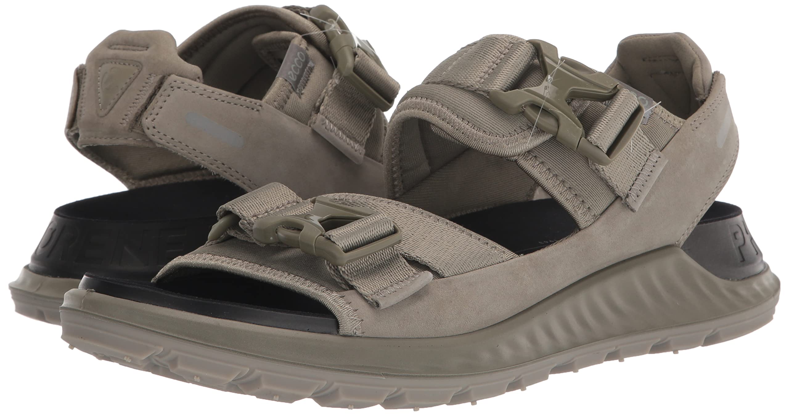ECCO Exowrap Sandale Homme 3 brides confort