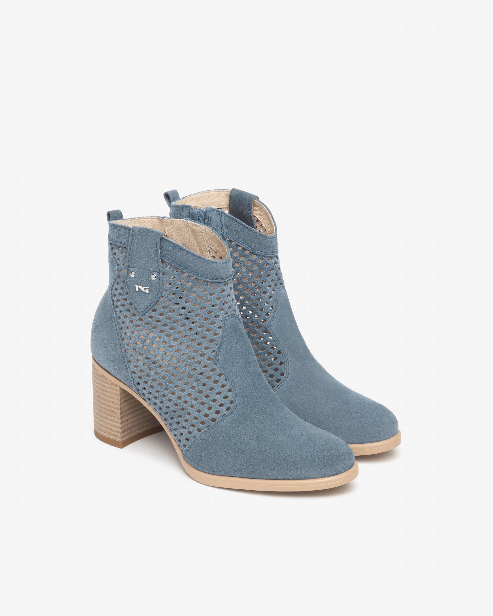 NeroGiardini Bottines bottines femme cuir velours