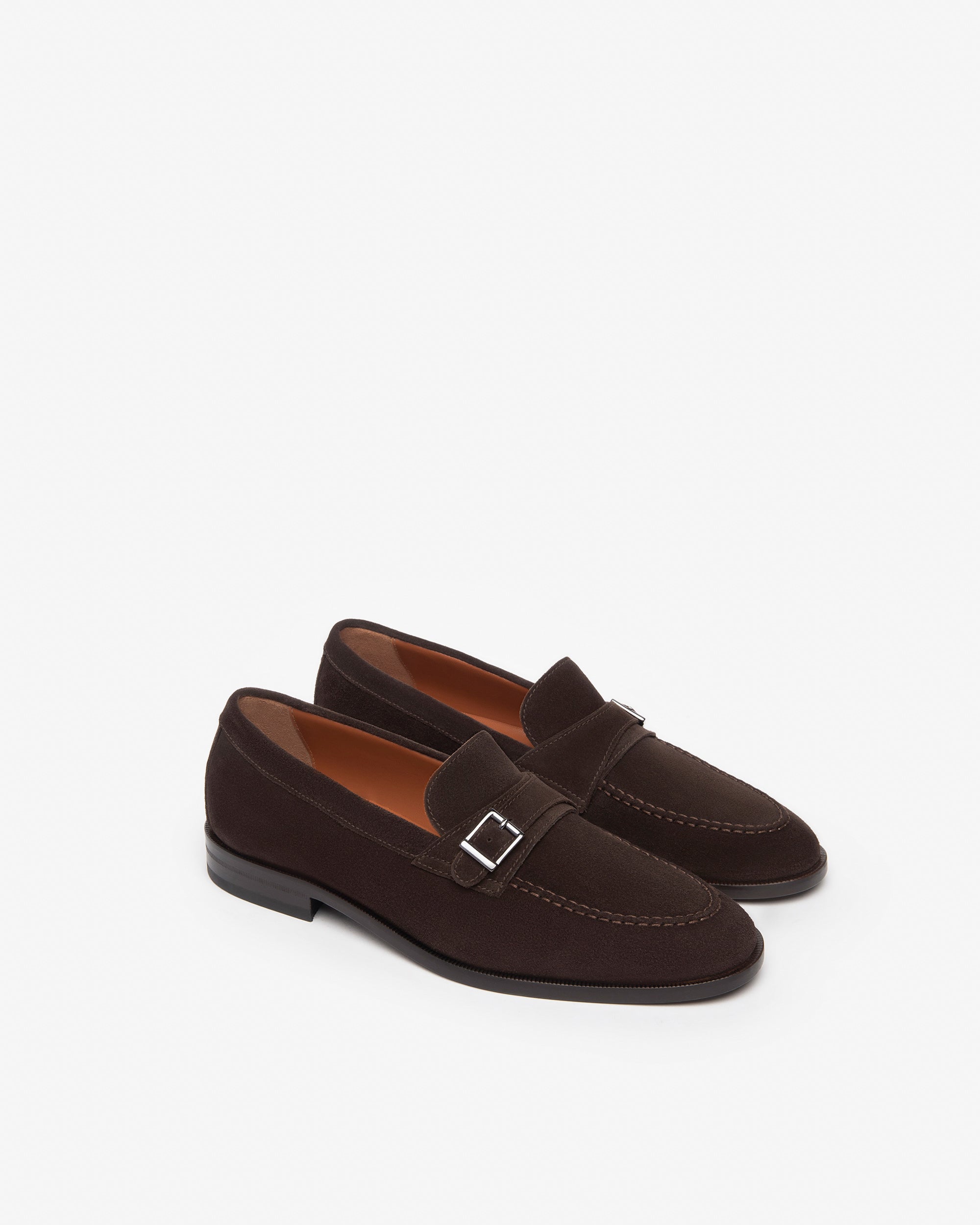Nerogiardini Mocassins Homme Cuir Velours Boucle