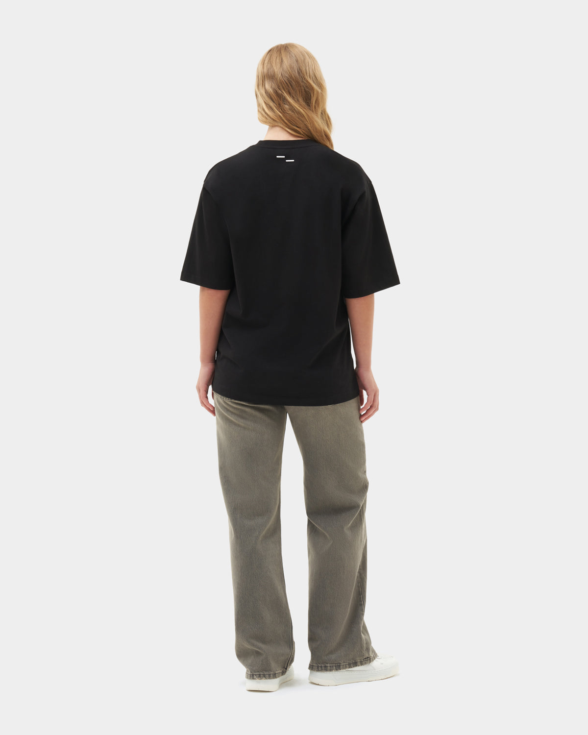 Filling Pieces Boxy t-shirt noir coton bio ample