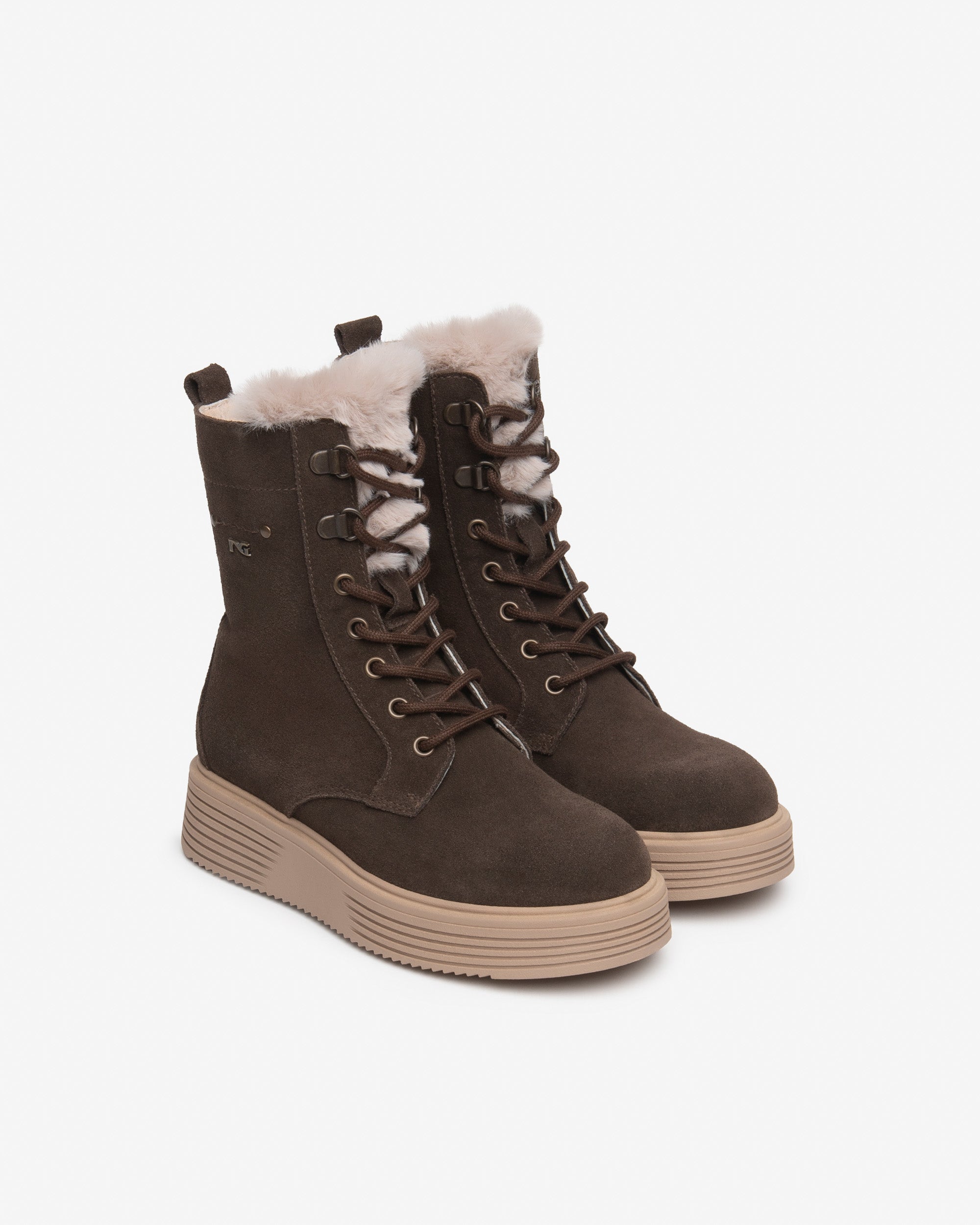 NeroGiardini Bottines Motardes Fille Daim Zip 31-39