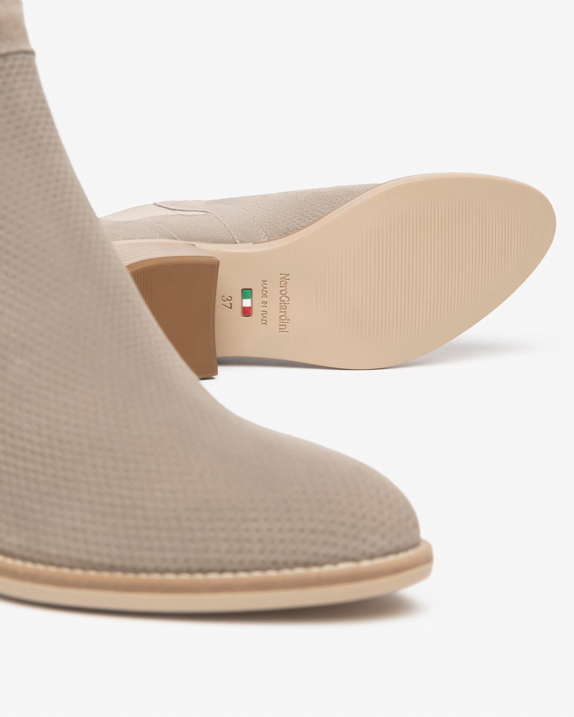 NeroGiardini Bottines Femme Cuir Velours
