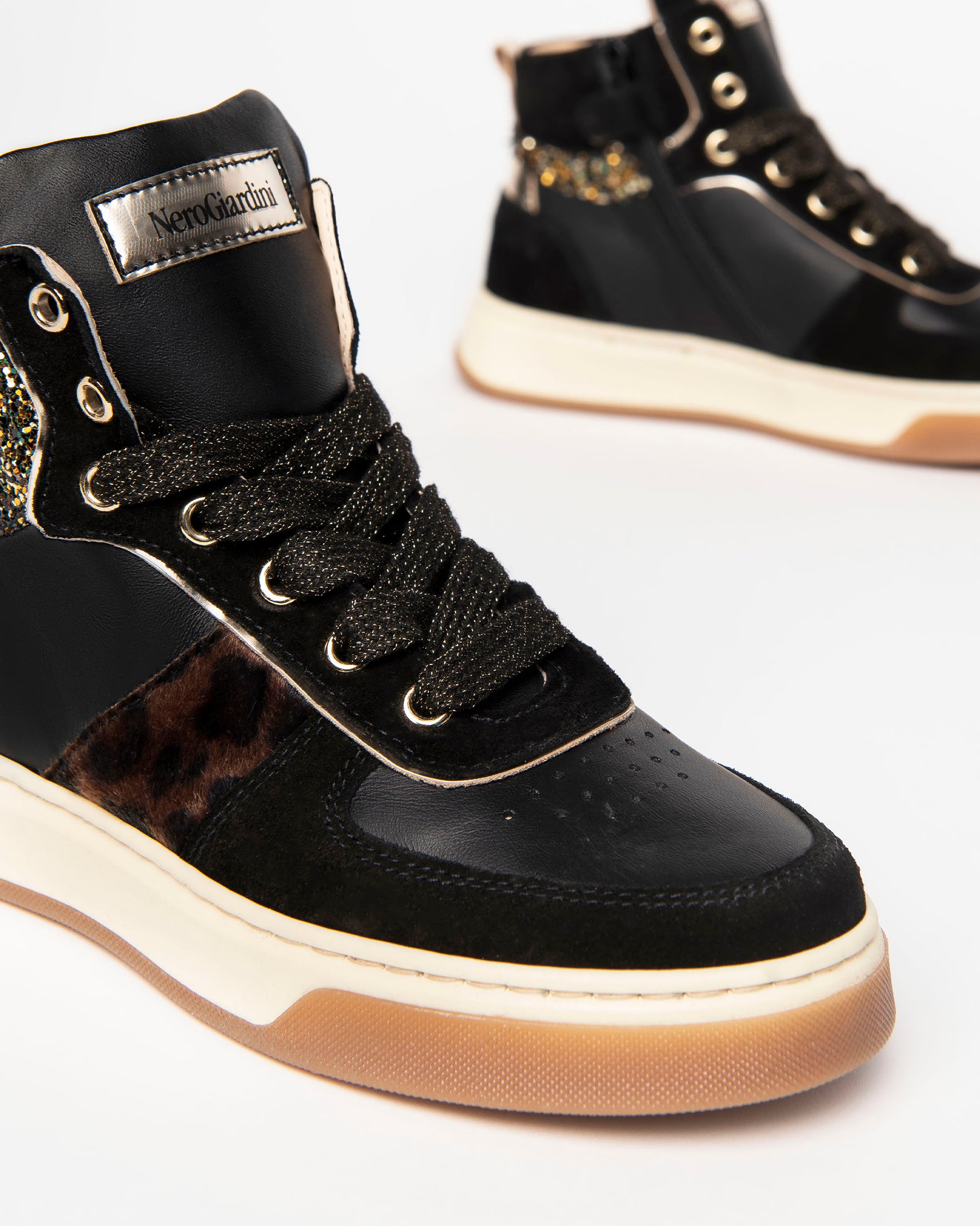 Nerogiardini Sneakers Teens baskets fille cuir légères 31-39