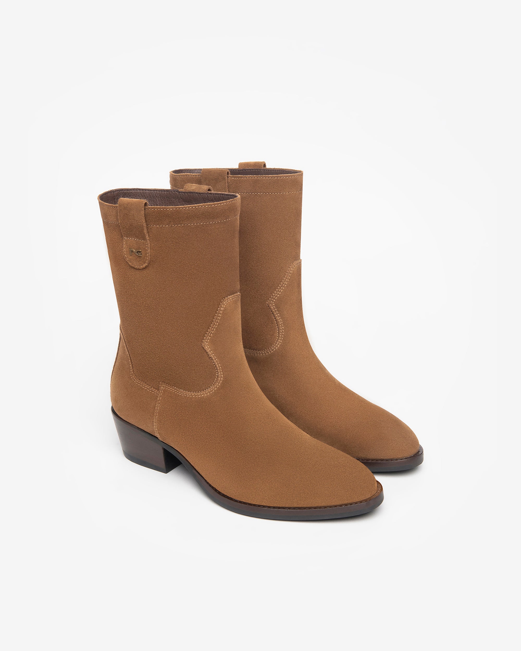 NEROGIARDINI Bottines Femme Cuir Velours Automne Hiver Pointure 38