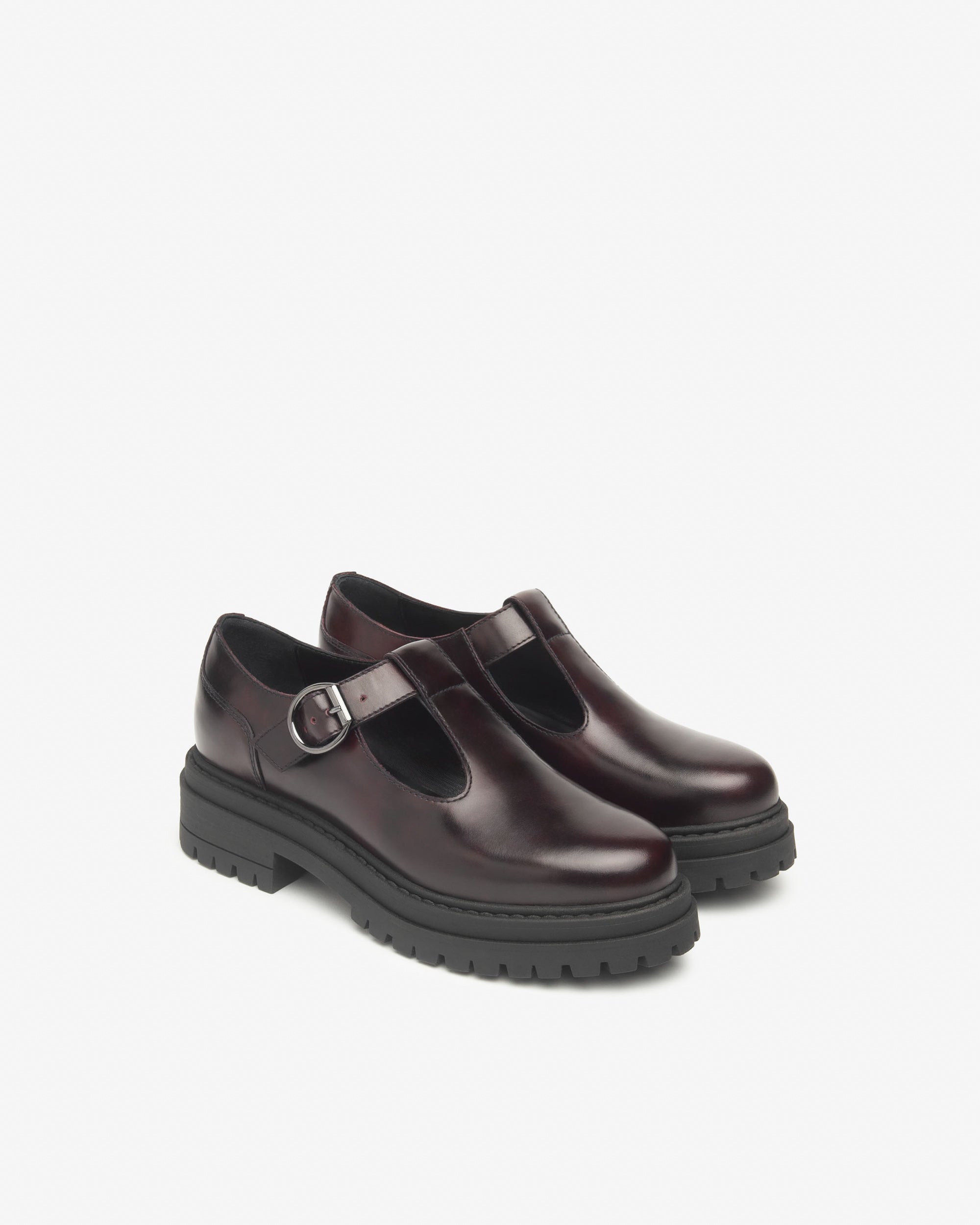 NeroGiardini Ballerines Babies Cuir Bordeaux 40 mm