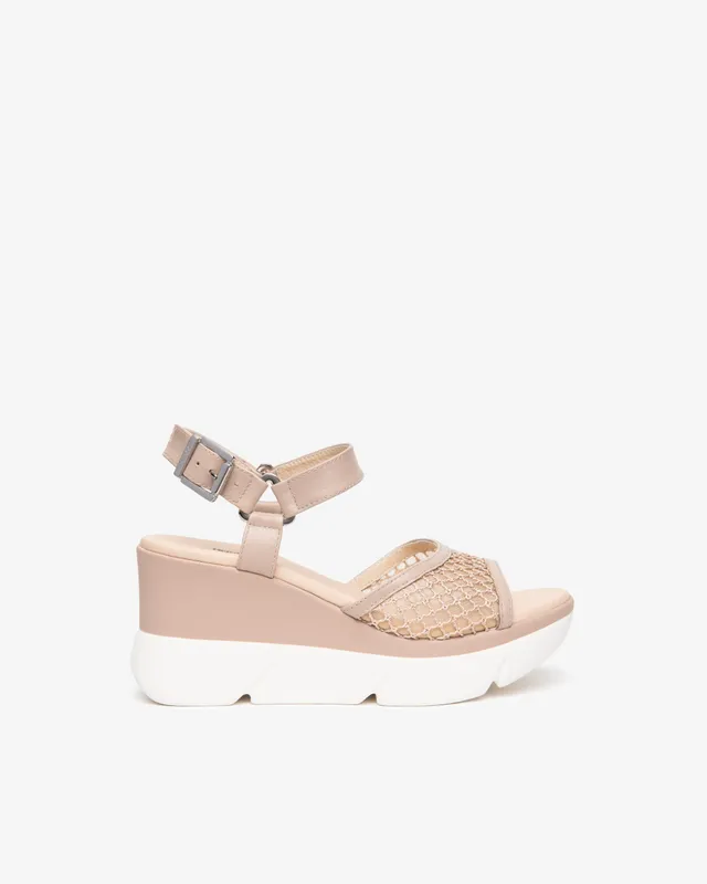 NeroGiardini Sandales sandales femme cuir toile 38