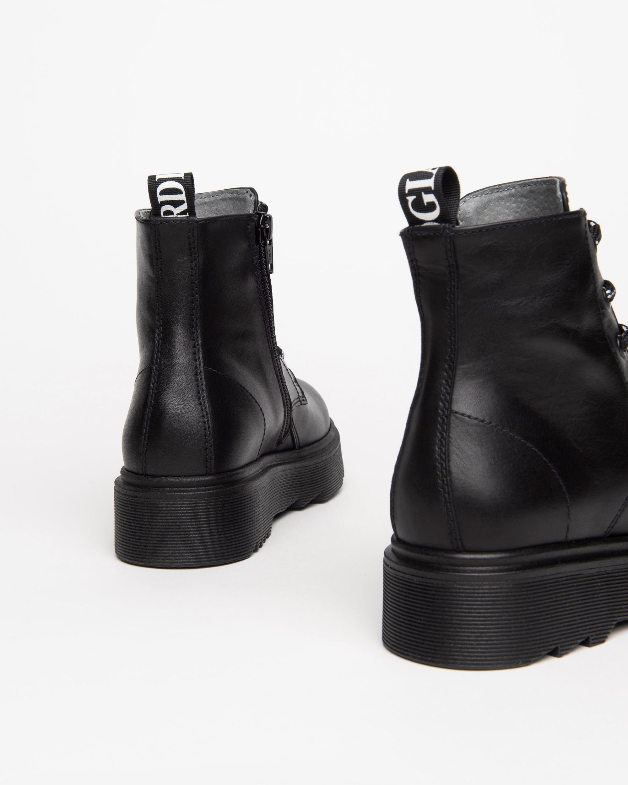 NeroGiardini Bottines Teens Fille Cuir Lacets Plateforme