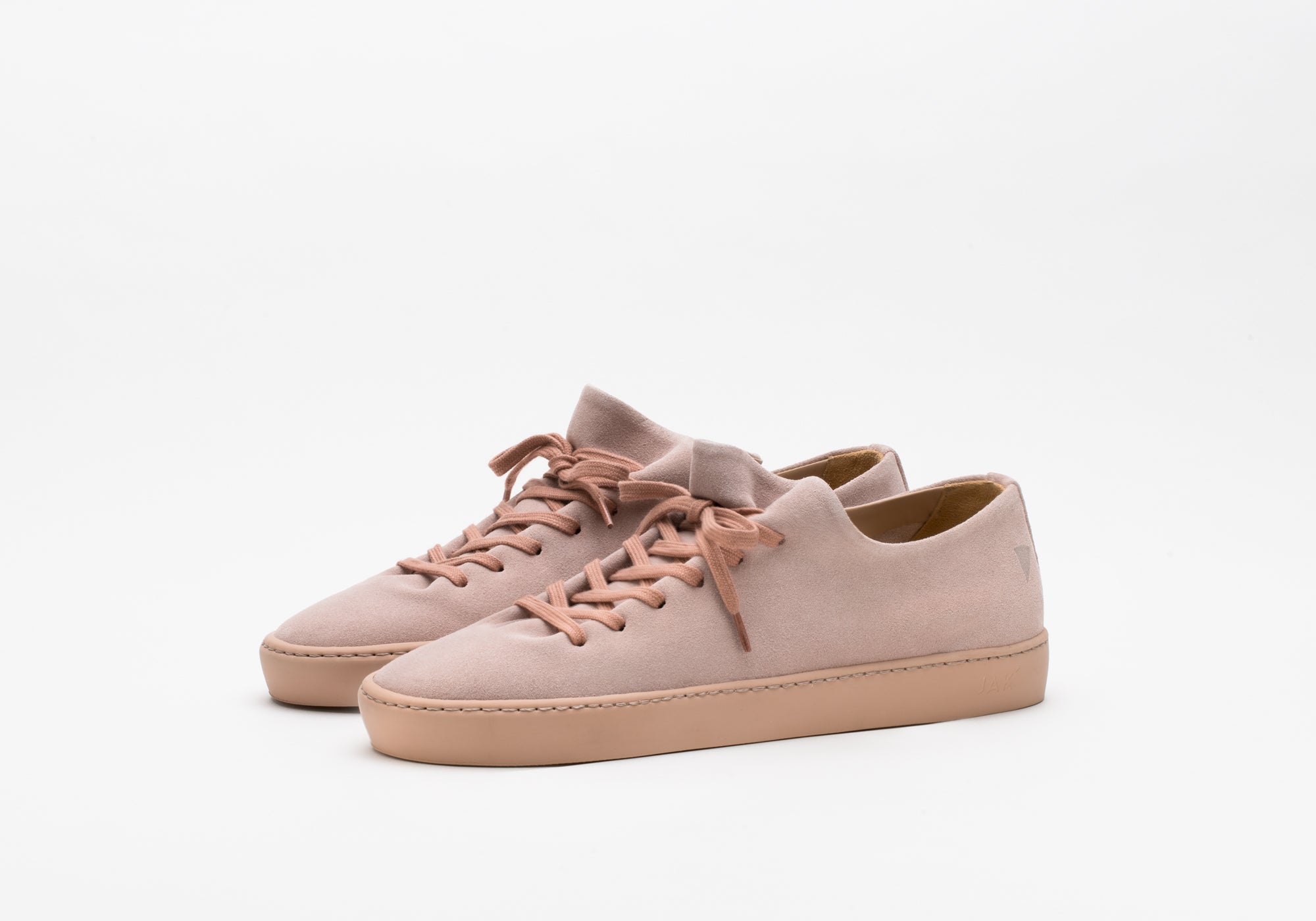 JAK Atom Nude V.A. sneakers cuir nude daim