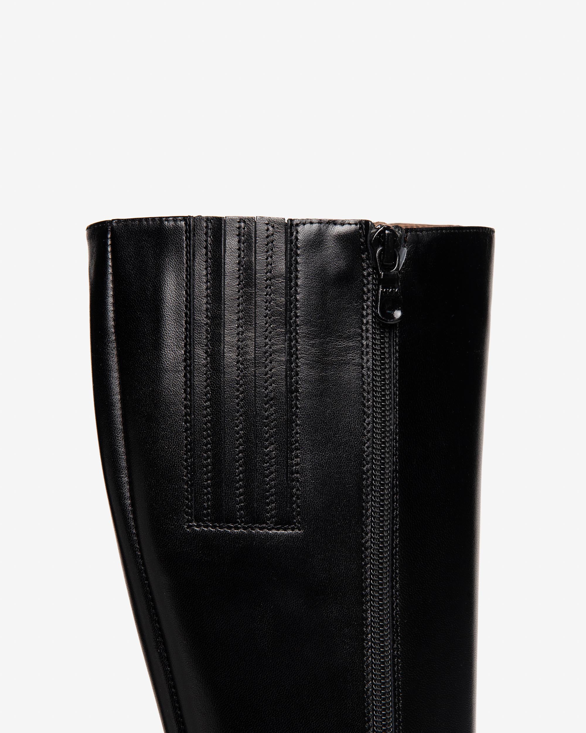 Nerogiardini Bottes Femme Cuir Hiver Élégant Italien