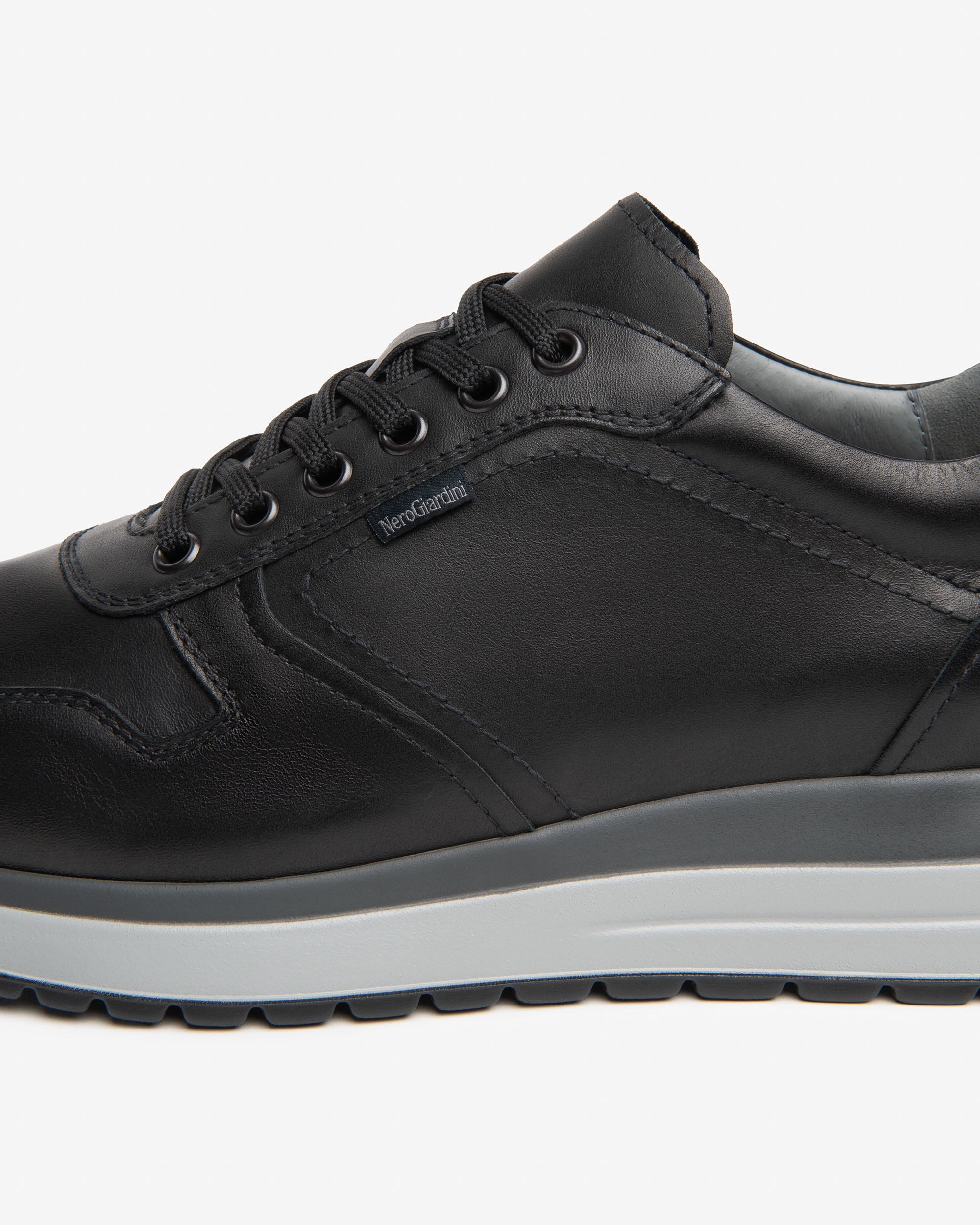 NeroGiardini Sneakers Baskets Homme Cuir Lacets 39-46