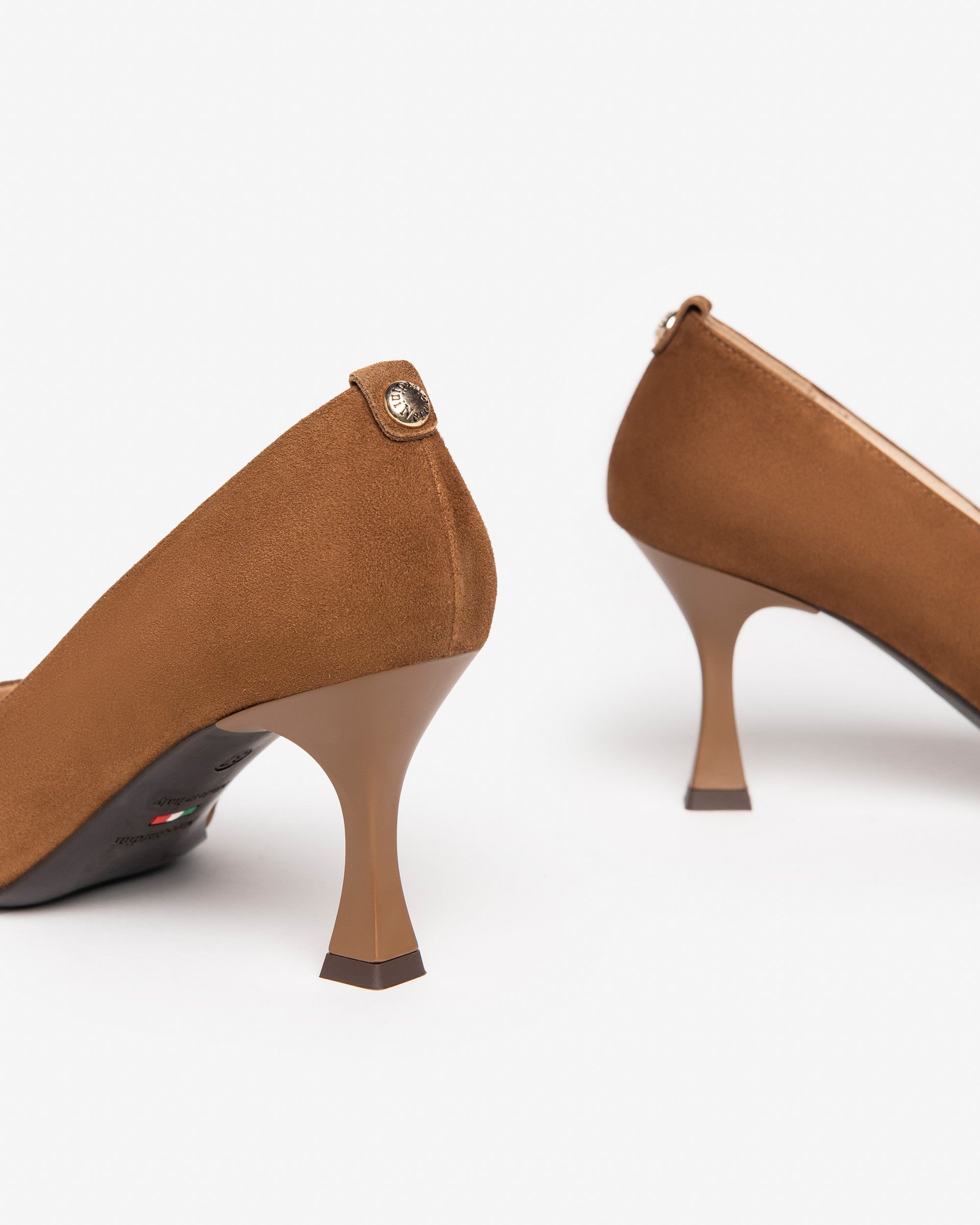 NeroGiardini Escarpins Cuir Velours Femme Confort Italie