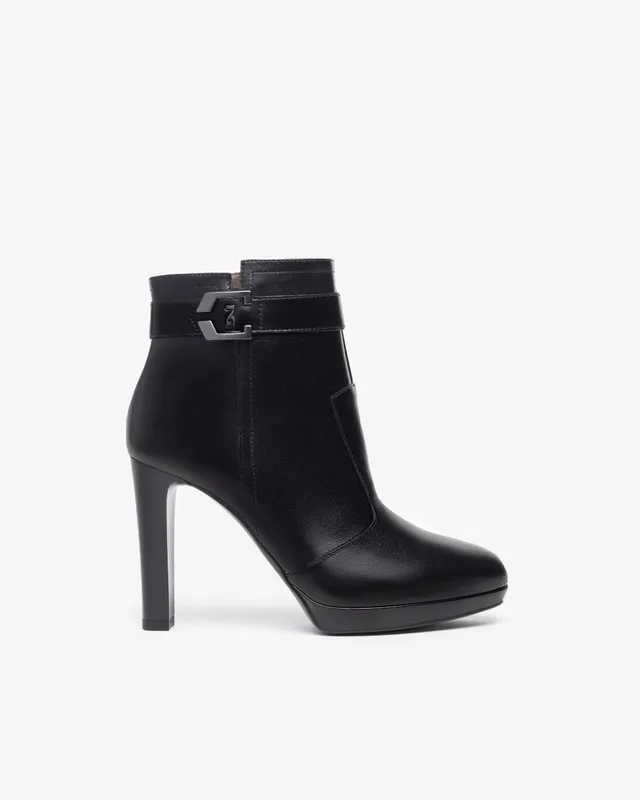 Nerogiardini Bottines Bottines Femme Cuir Confort Ville