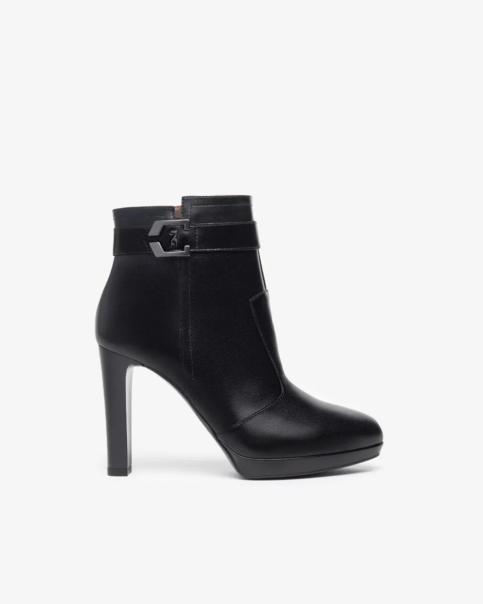Nerogiardini Bottines Bottines Femme Cuir Confort Ville