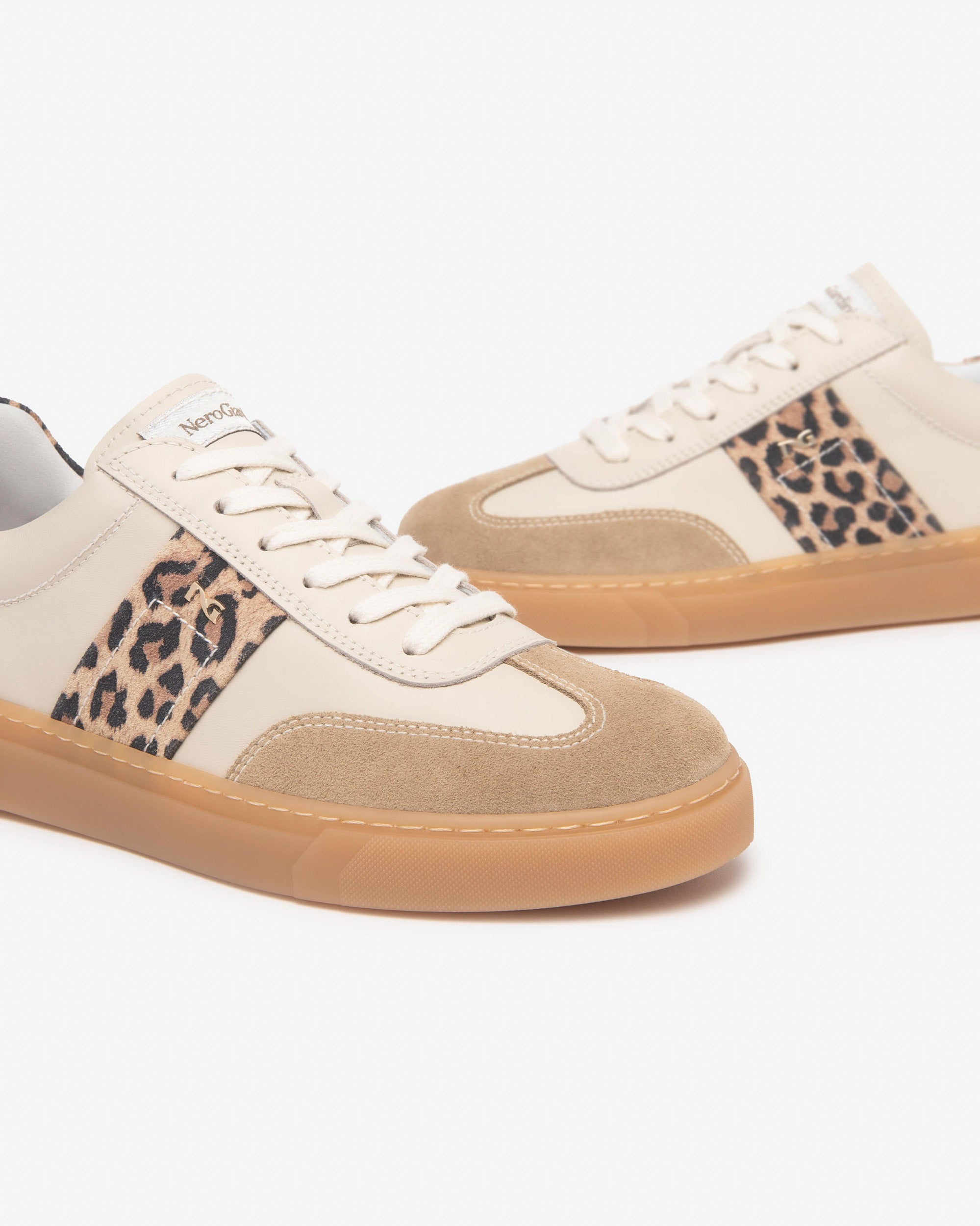 NeroGiardini Sneakers cuir femme printemps-été