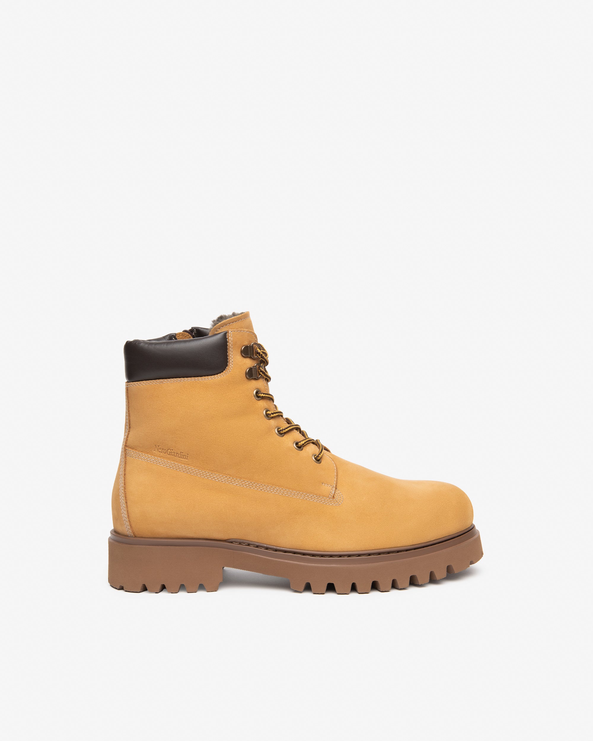 NeroGiardini Bottines Homme Cuir Zip Semelle Gomme