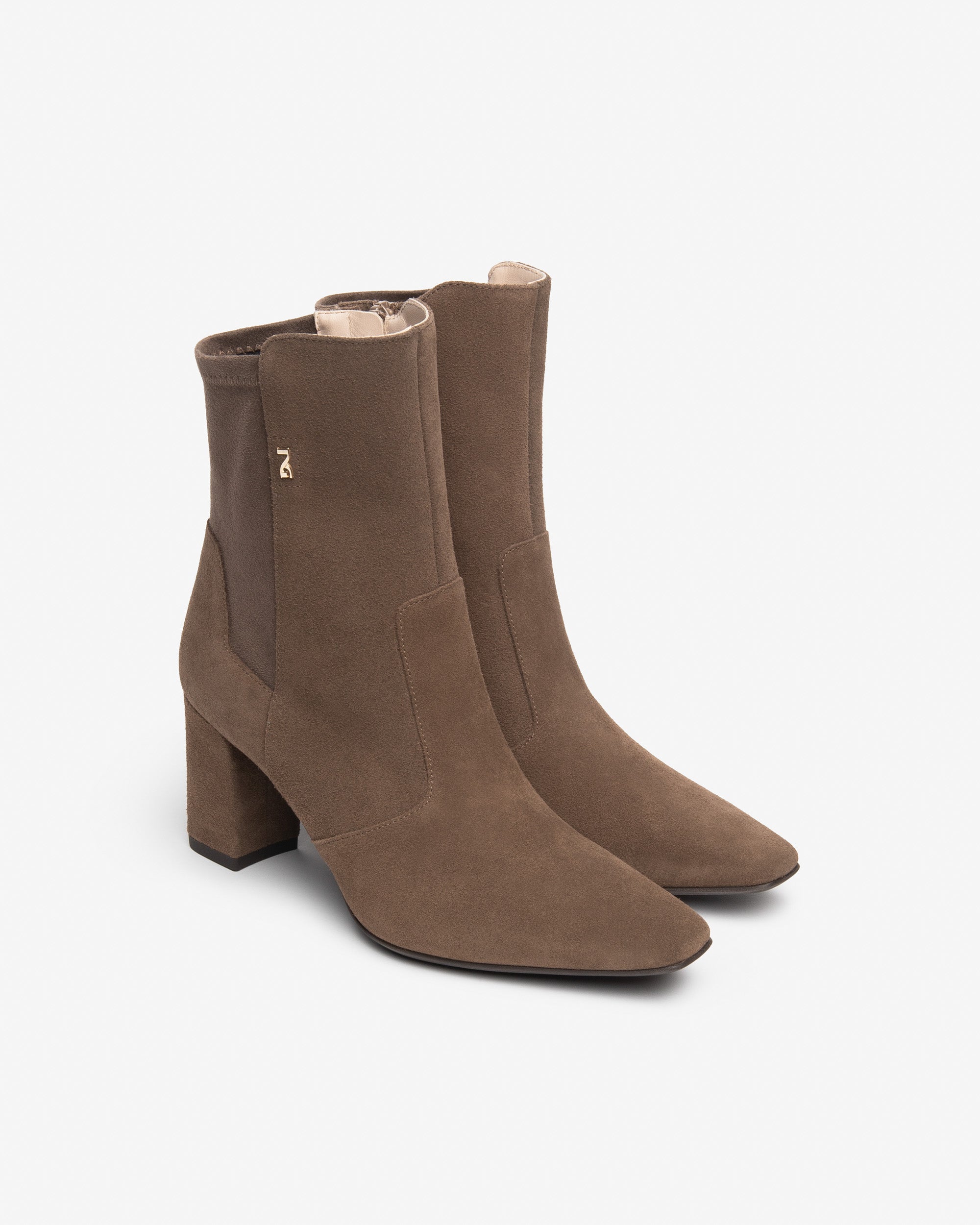 NeroGiardini Bottines femme boots daim talon 75 mm
