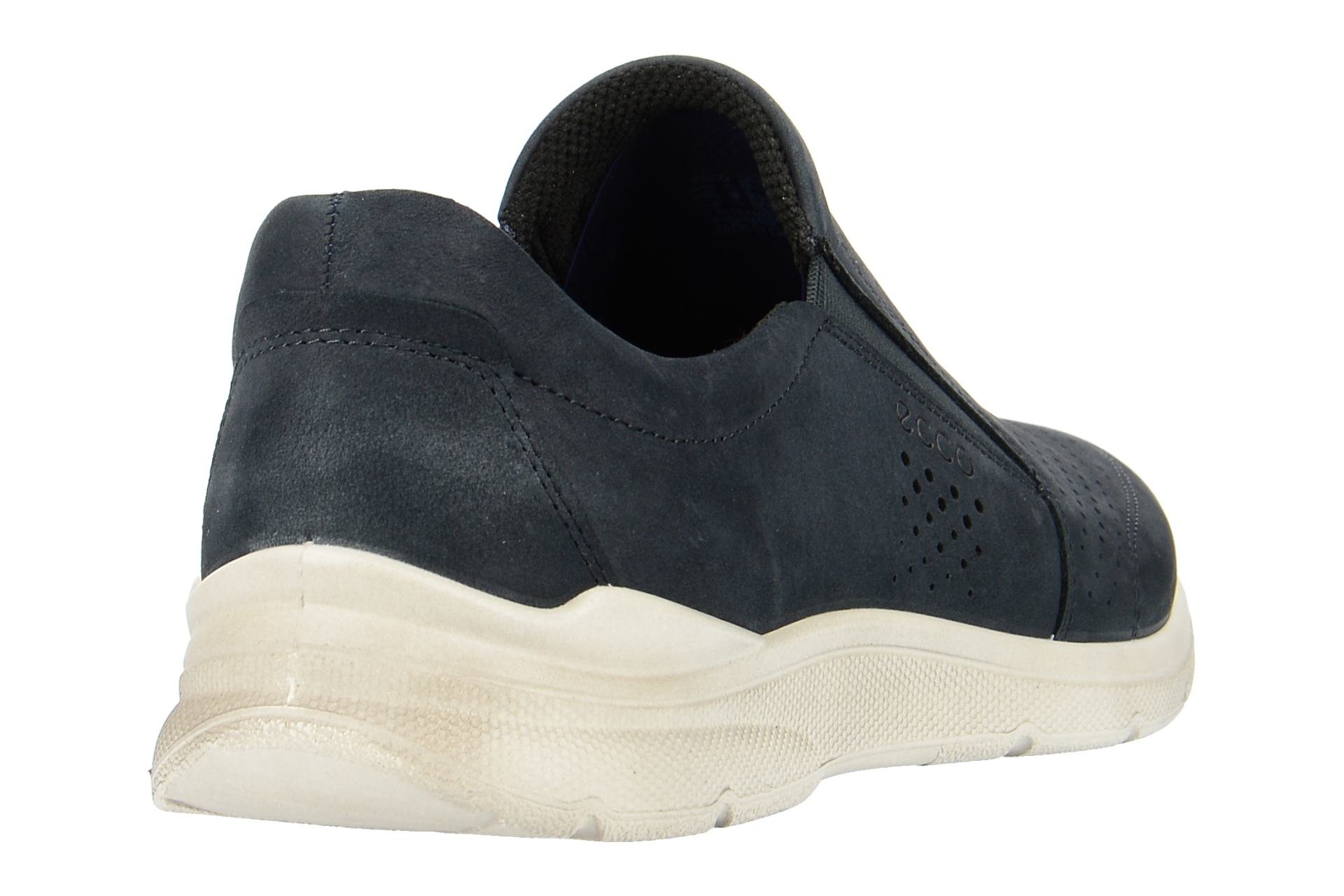 ECCO Irving basket homme navy cuir