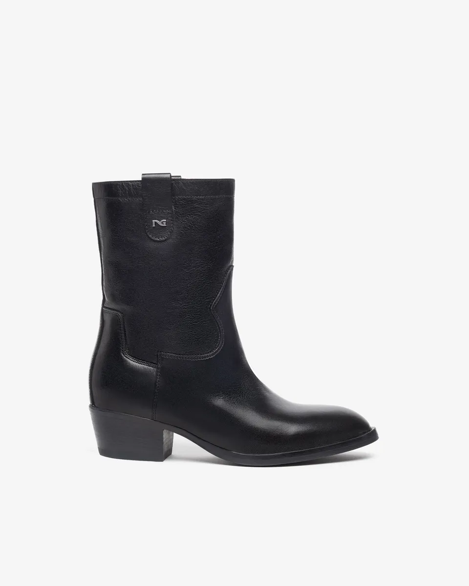 NeroGiardini Bottines Femme en Cuir Automne Hiver