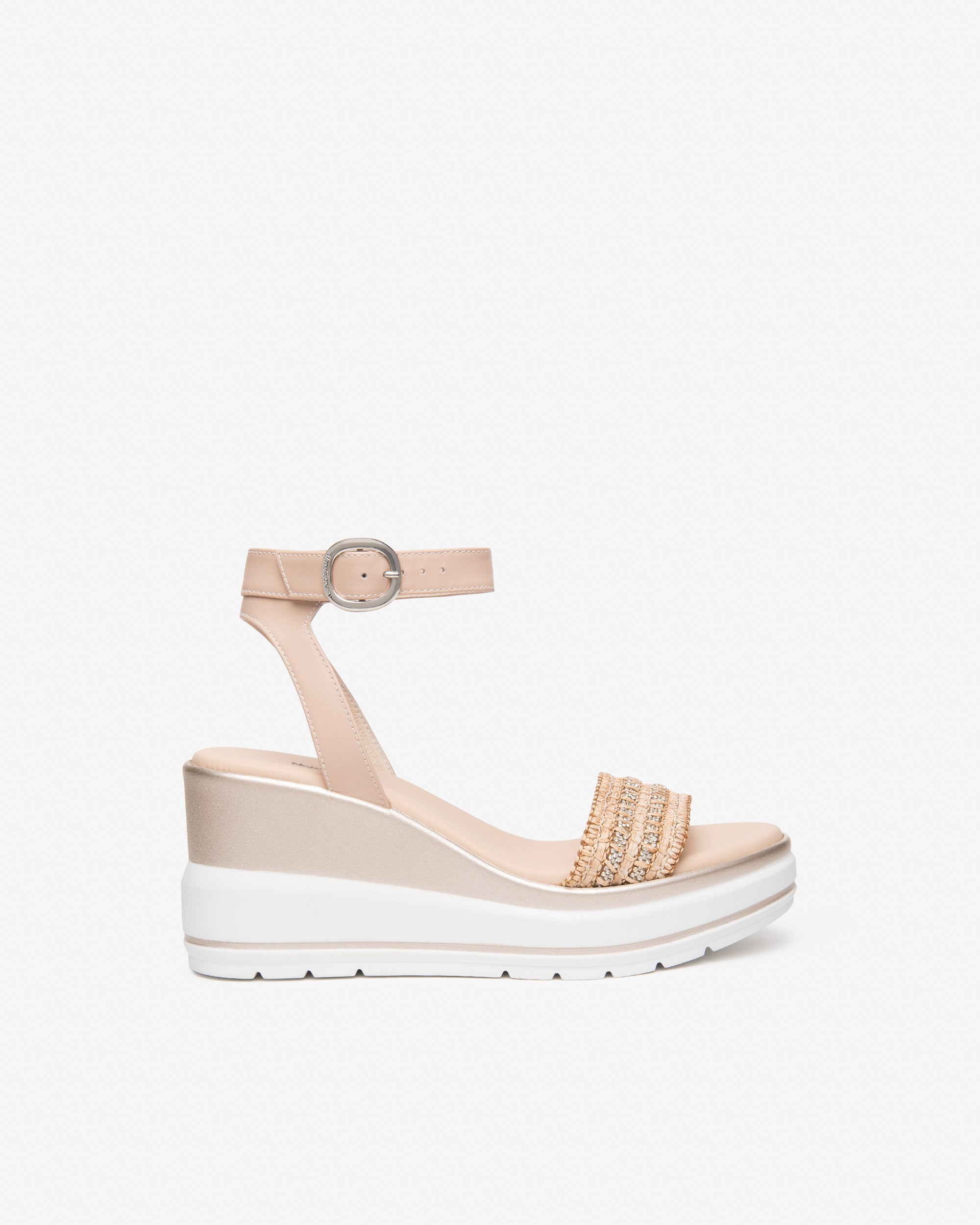 NeroGiardini Sandales sandales femme cuir et tissu