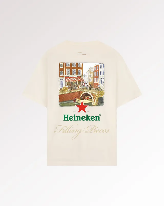 Filling Pieces T-Shirt Heineken Cafe t-shirt blanc