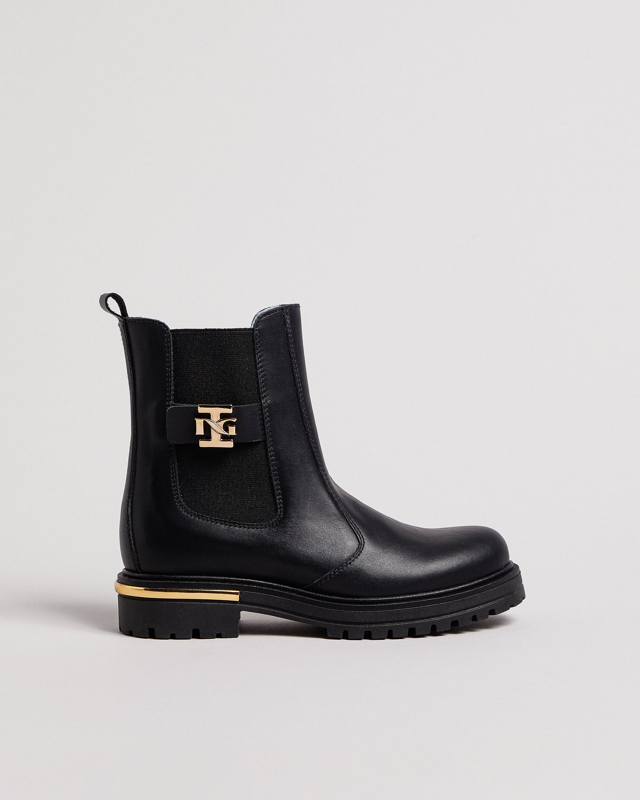 Nerogiardini Bottines Fille Cuir Memory Foam