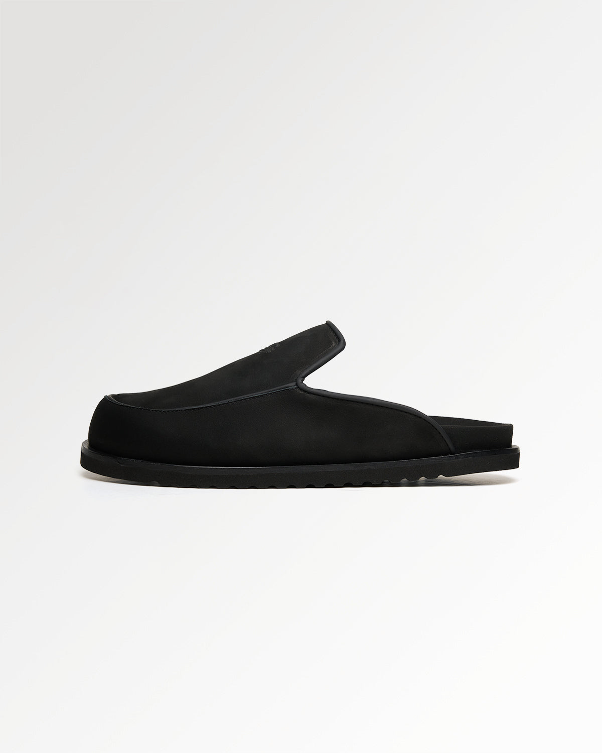 Filling Pieces Clog Grain Black sabot cuir noir